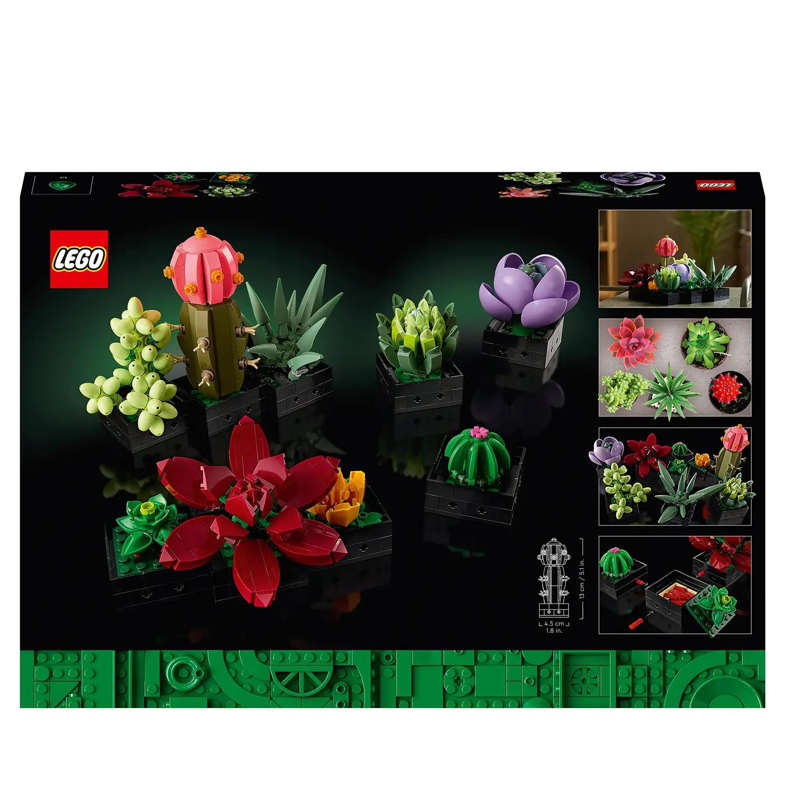 LEGO dekoratiivne sukkulendi komplekt — püsiv kodukaunistus – pilt 6