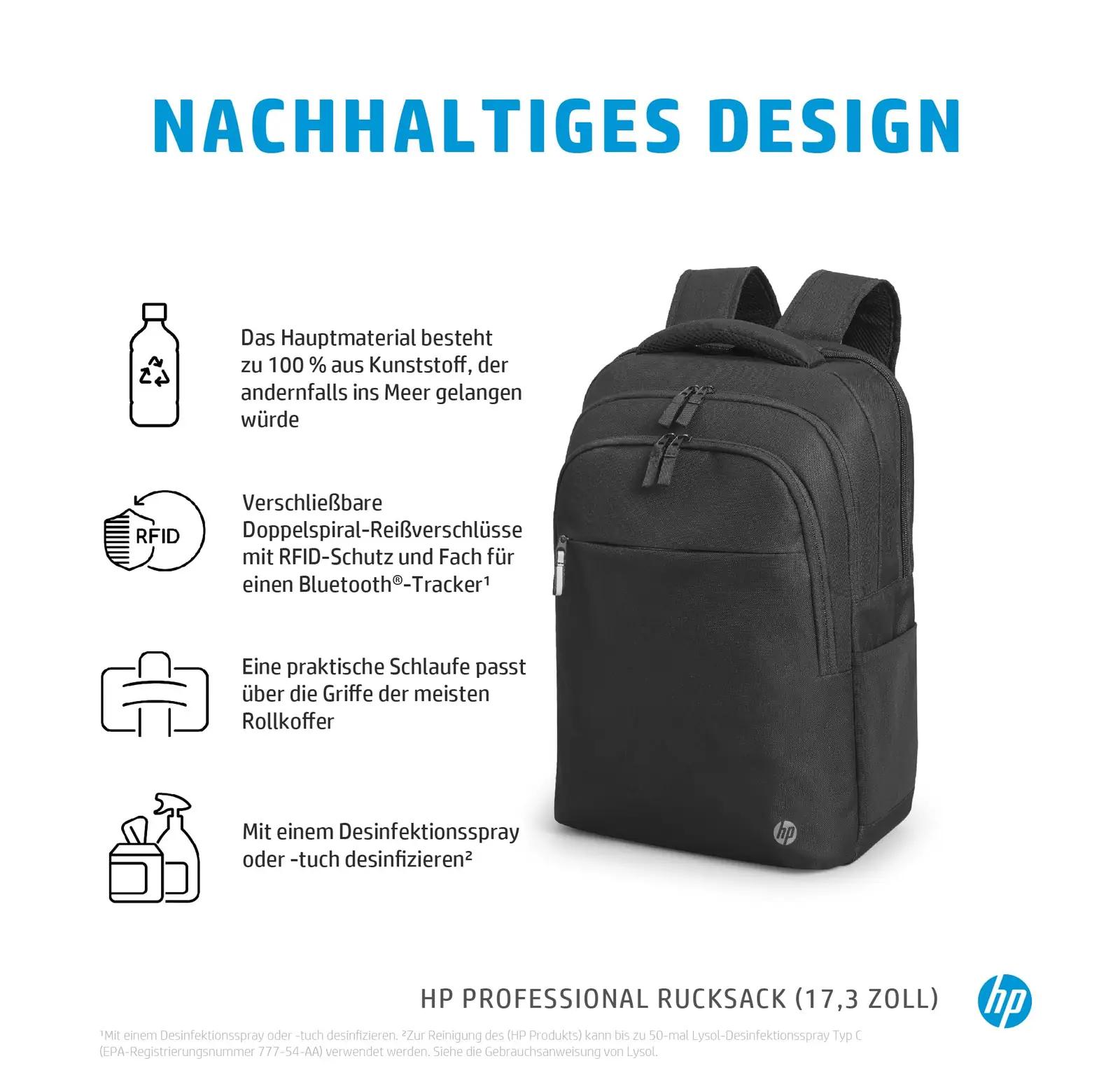 HP veekindel 17,3″ sülearvuti seljakott – igapäevase kaitsega – pilt 10