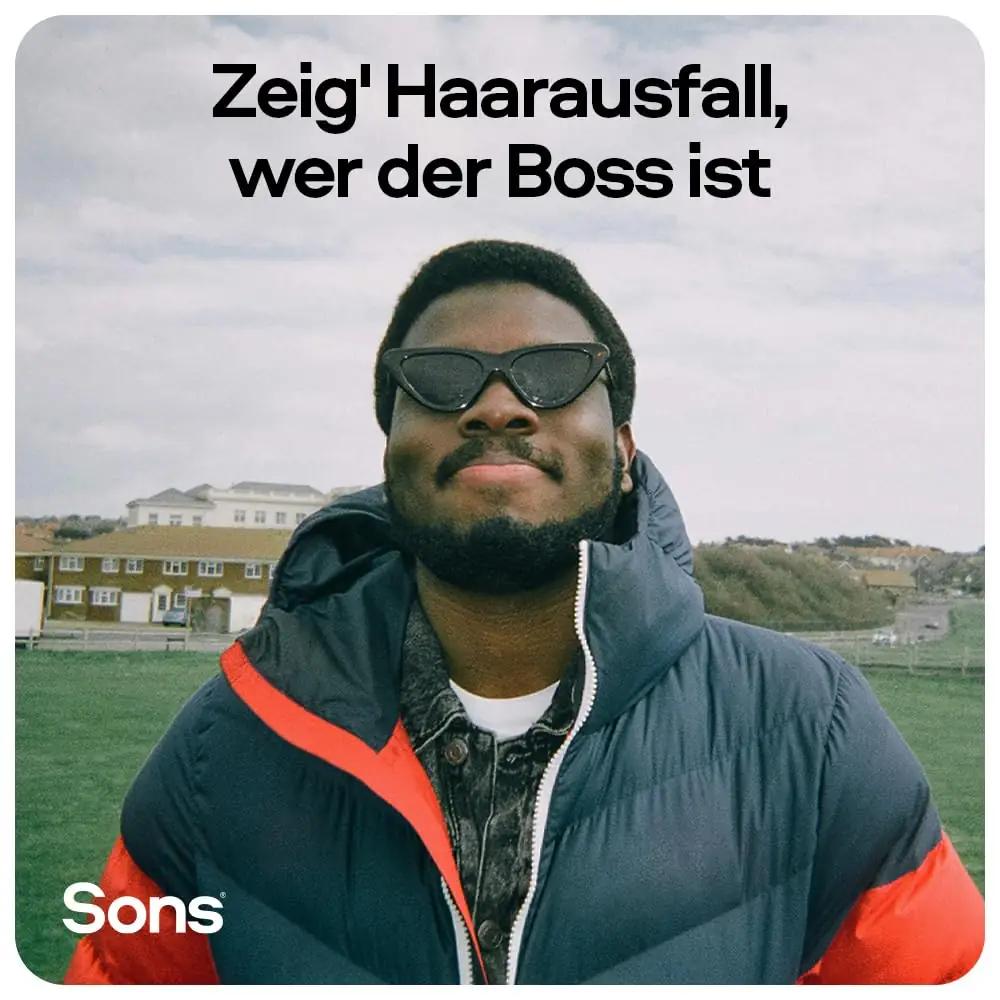 Sons meeste taastav šampoon — DHT-blokeeriv ja tugevav – pilt 6