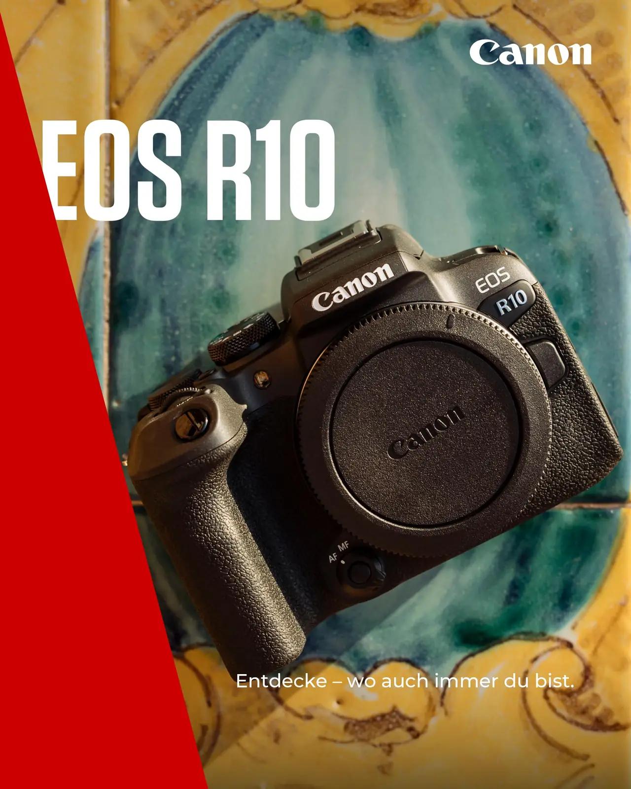 Canon kerge ja kompaktne EOS R10 komplekt – ideaalne loojale – detailne vaade