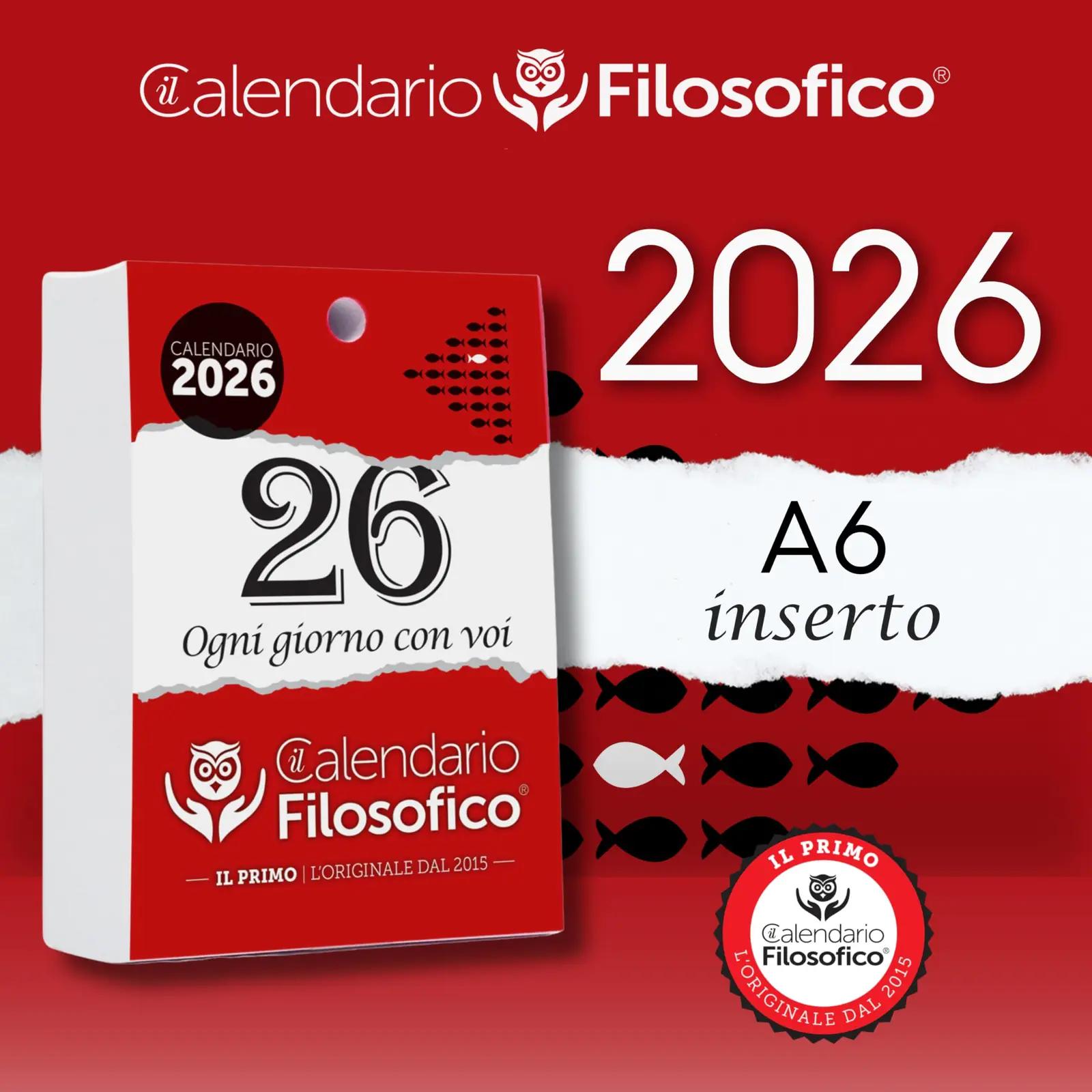 Il Calendario Filosofico kontoritarbed ja kirjatarbed – detailne lähivaade