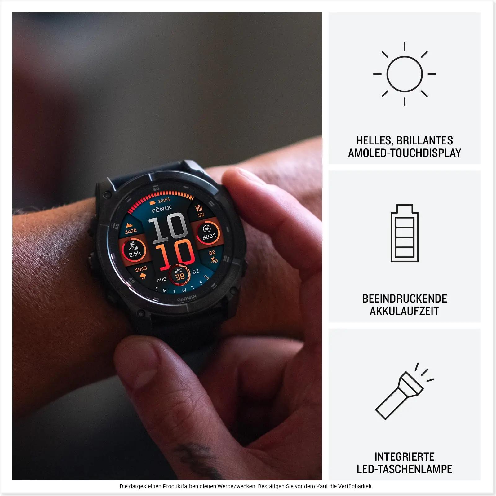 Garmin roostevabast terasest nutikell – vastupidav sportimiseks – kasutusnäide