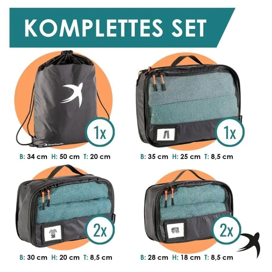Seeschwalbe reisikorvid: kompressiooniga premium packcube – lisavaade