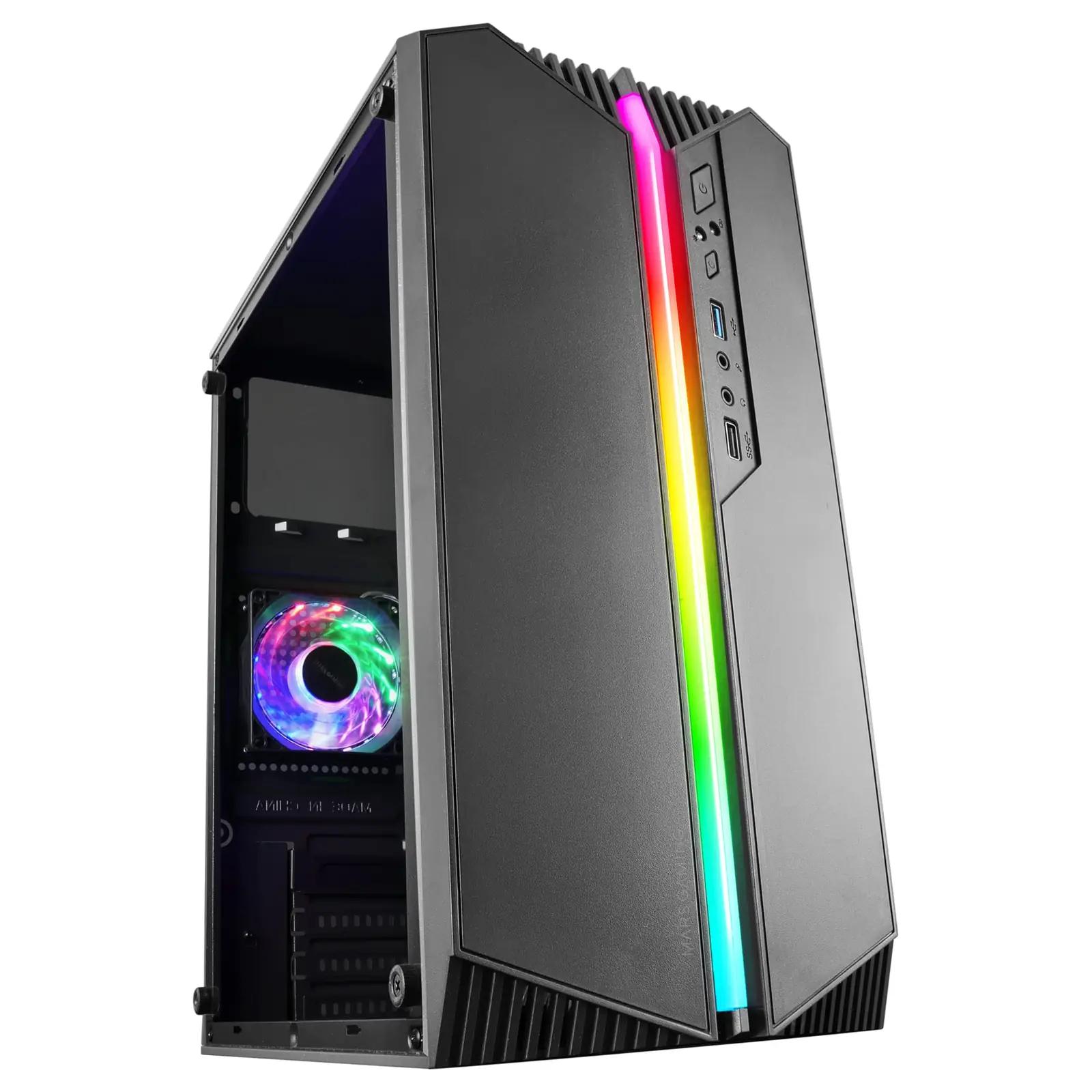 Mars Gaming kompaktne Micro-ATX korpus ARGB aknaga — MCS1