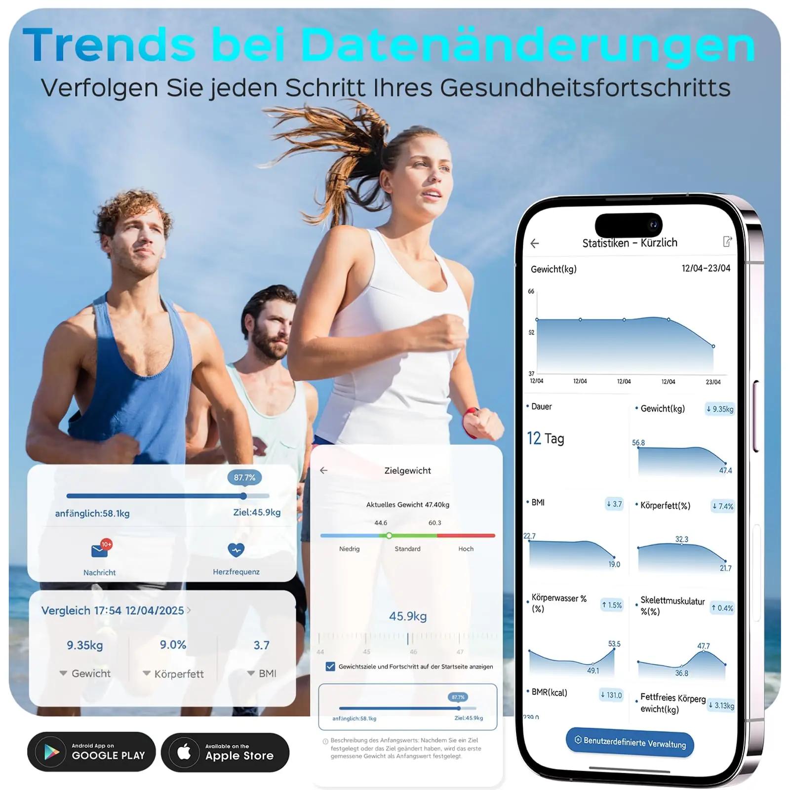 Lepulse täppiskaal Lescale F4 – kehaanalüüs koduseks kasutuseks – lisavaade