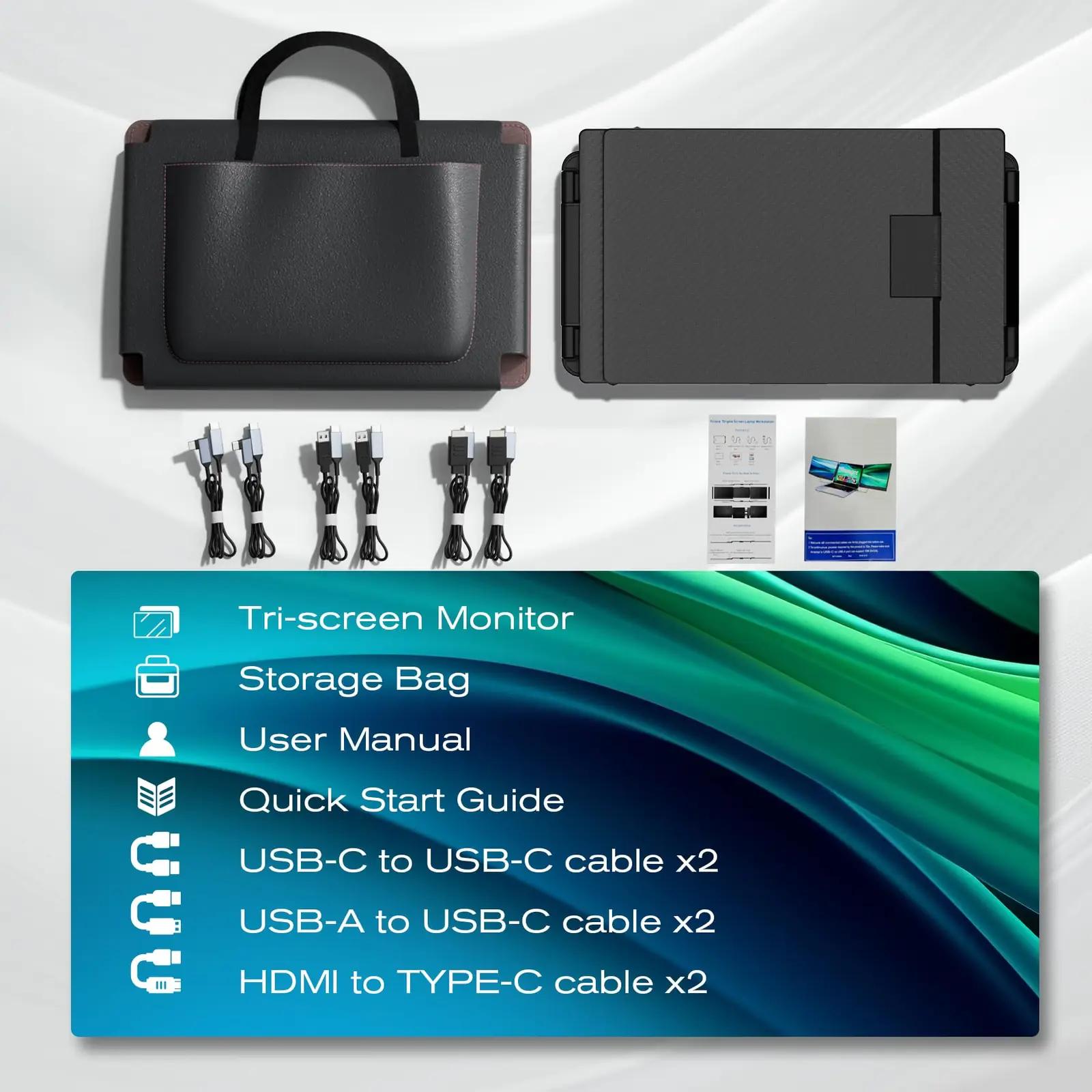 Teamgee 14″ kaasaskantav 1080P IPS ekraani laiendus kaasaegsele – pilt 7