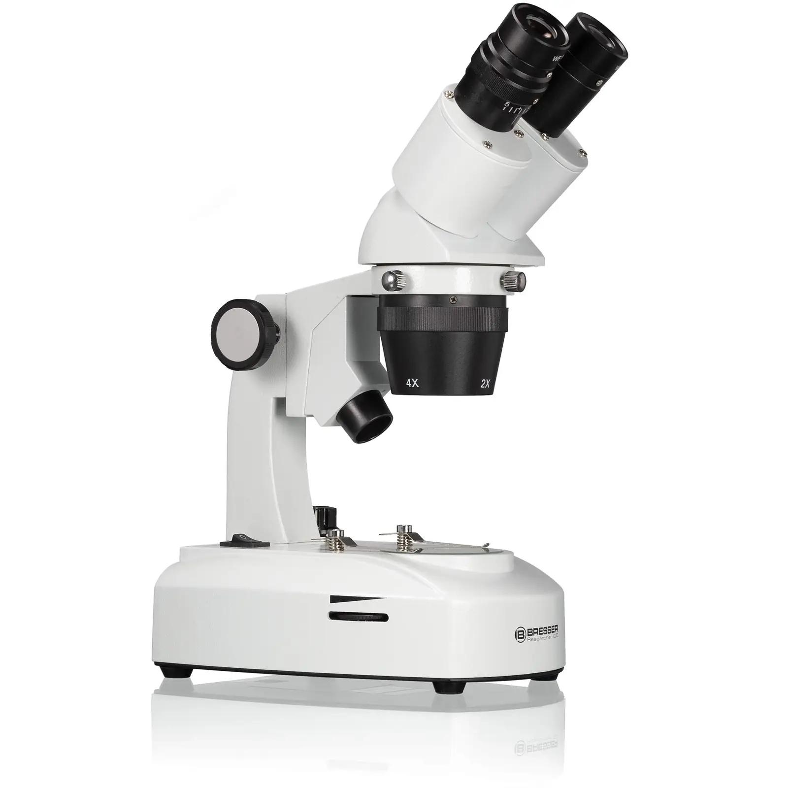 Bresser metallist 3D stereo mikroskoop — ideaalne laborikasutus – detailne vaade