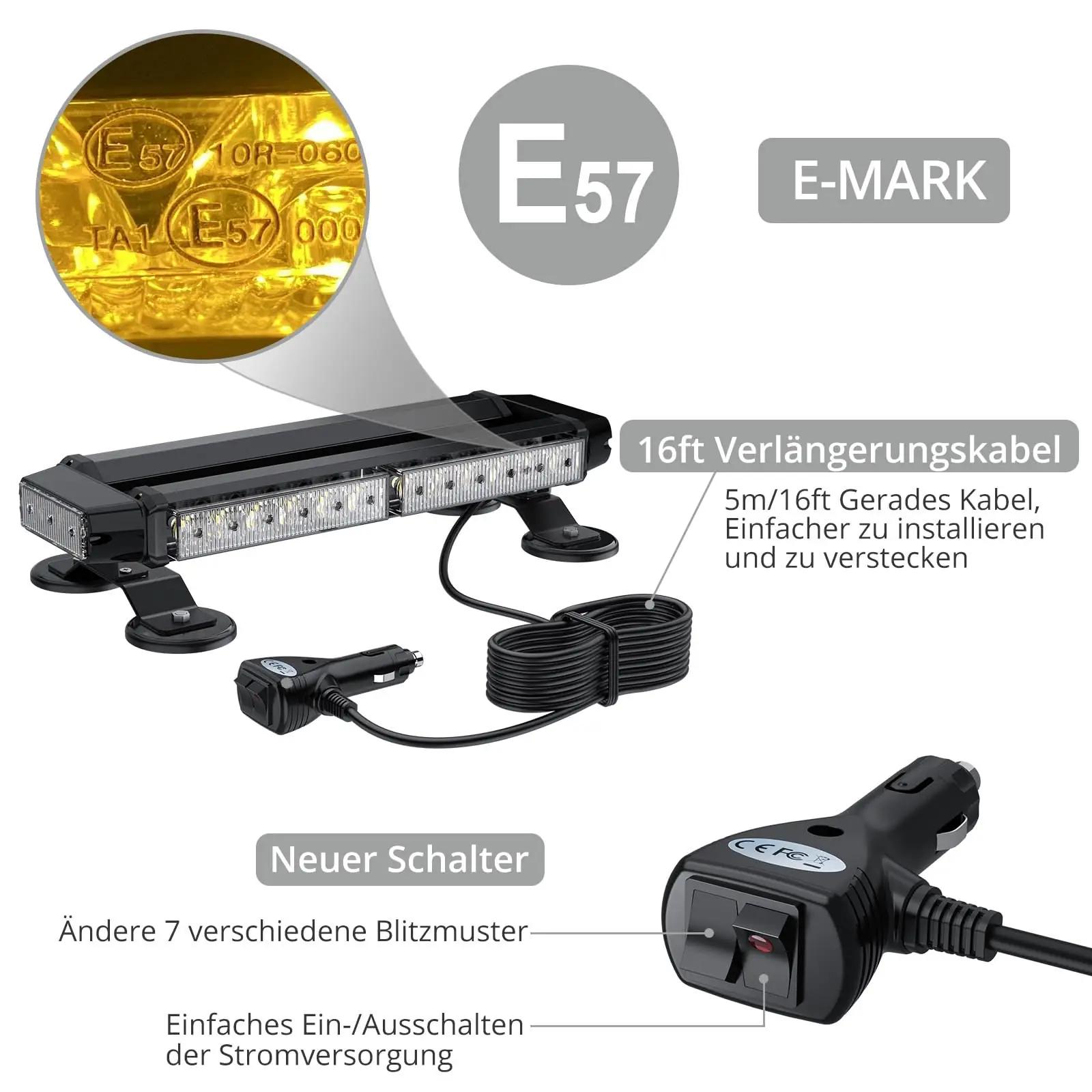 Justech kollane alarm-lamp alumiiniumist — mitu kasutusviisi – pakend ja tarvikud