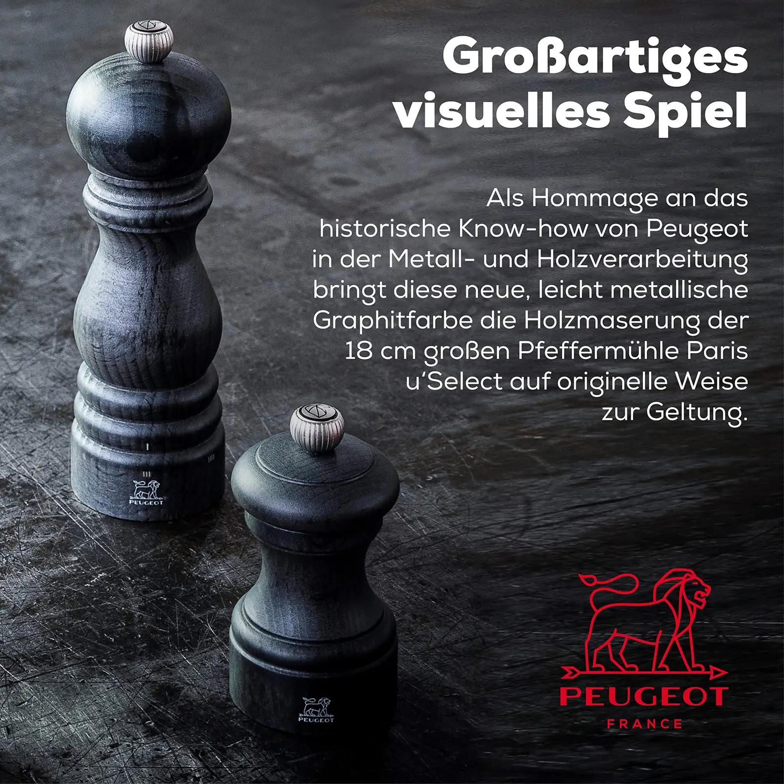 PEUGEOT grafiitpuitne pipramasin — elegantne köögitarvik kingiks – lisavaade