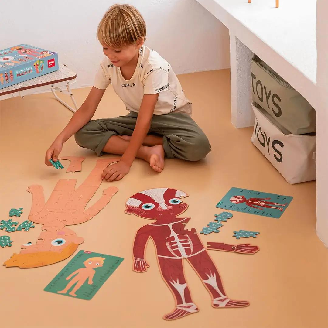 APLI Kids hariv inimkeha pusle – tugev kartong, kingiidee – pilt 6
