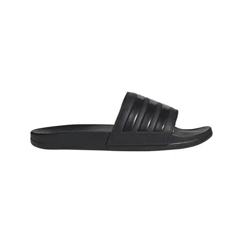 adidas mugavad rihmikud vannitoeks ja vabaajaks — Core Black – pilt 7