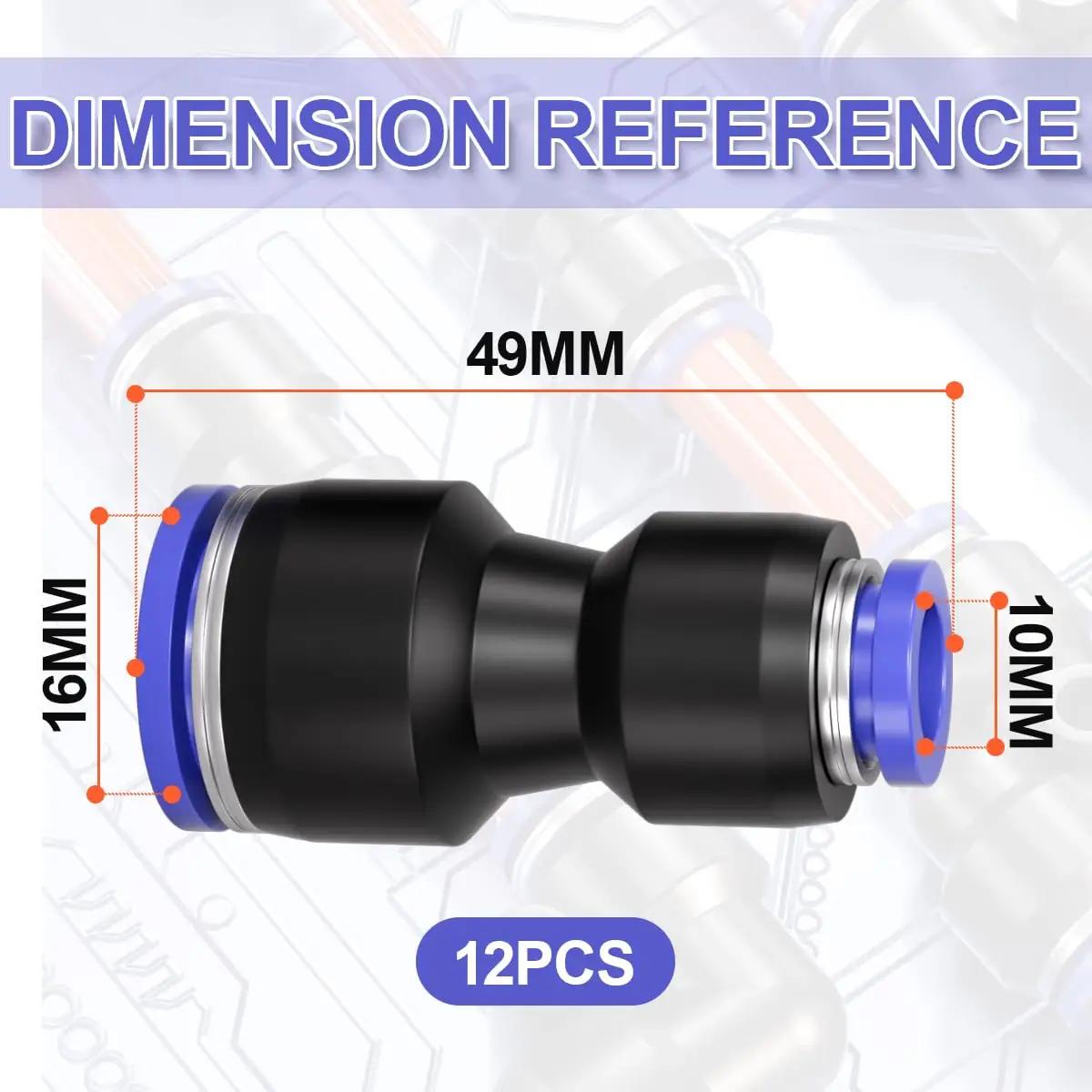 Bwintech vastupidav plastikust kiire ühendaja – 10–16 mm – detailne vaade