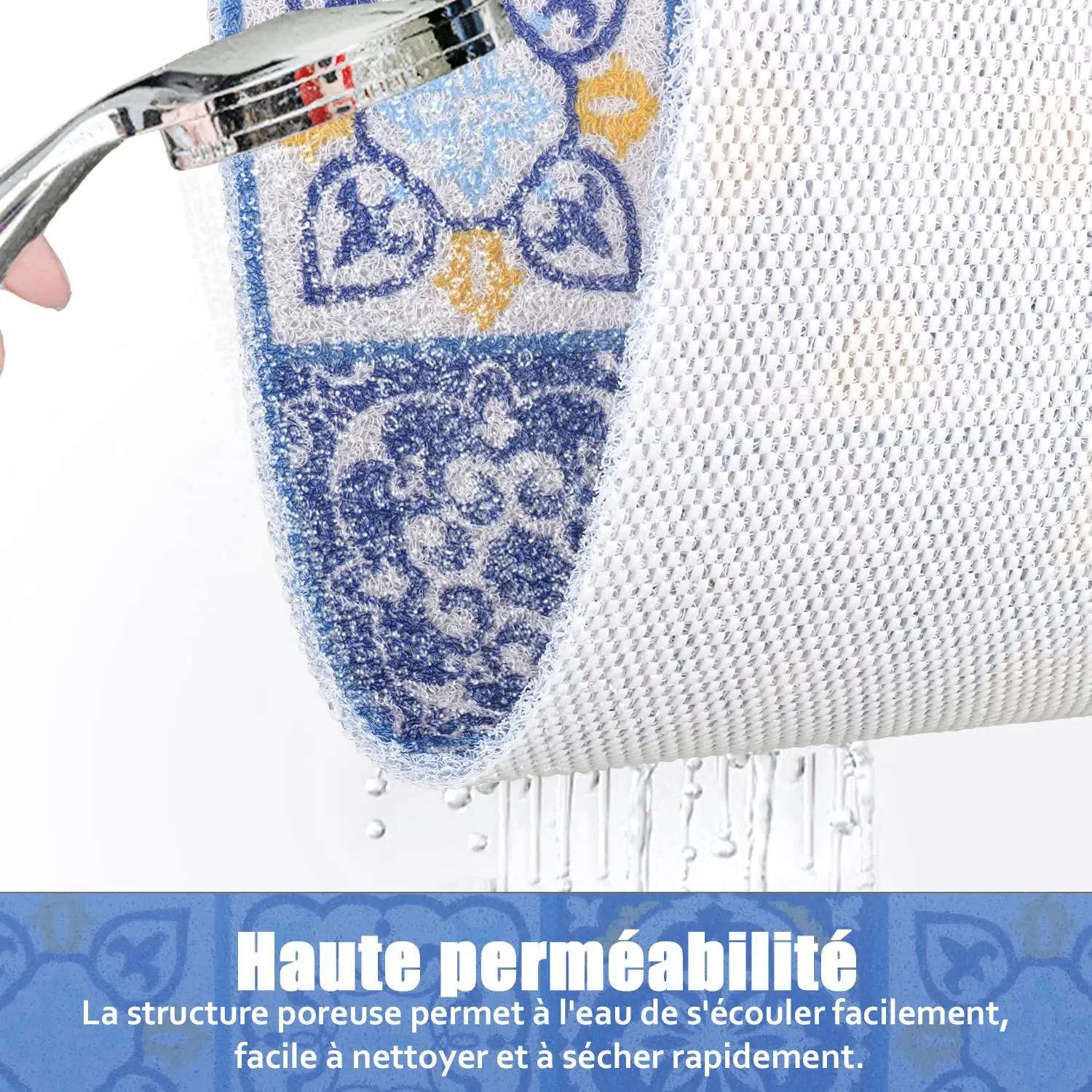 MACUNIN mugav PVC duši- ja massaažimatt 40×100 cm – kasutusnäide