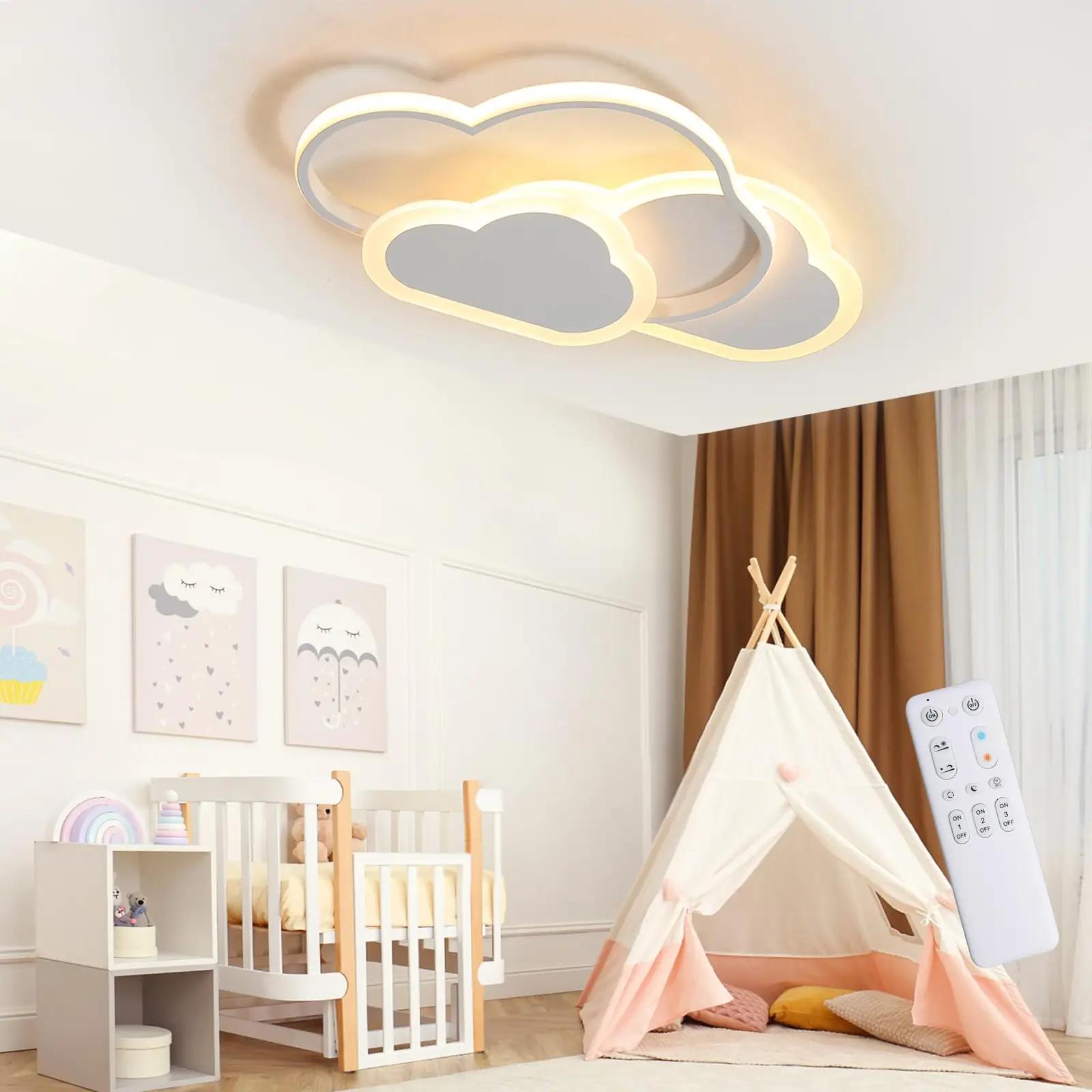 ZEKEI modernne pilvelamp lastele — 42 cm raudrõõm – pilt 6