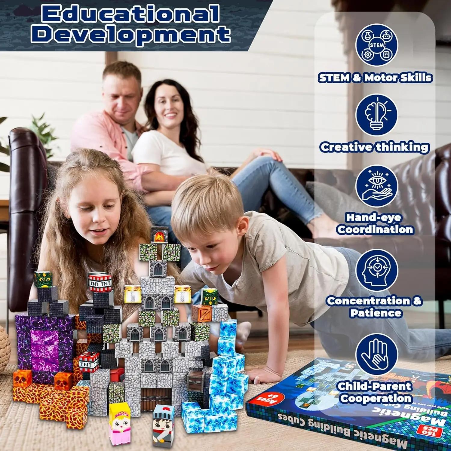 GraceDuck magnetplokid Dark Castle — loov mäng ja kingitus – pilt 6