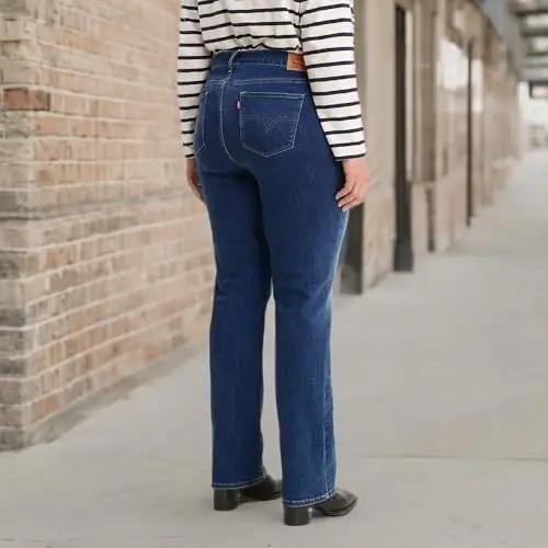 Levi’s klassikalised teksad – mugav cotton straight stiil – kasutusnäide