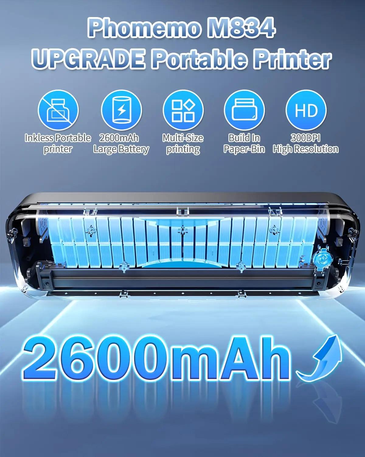 Phomemo kaasaskantav A4 termoprinter – nutikas kontorilahendus – lisavaade