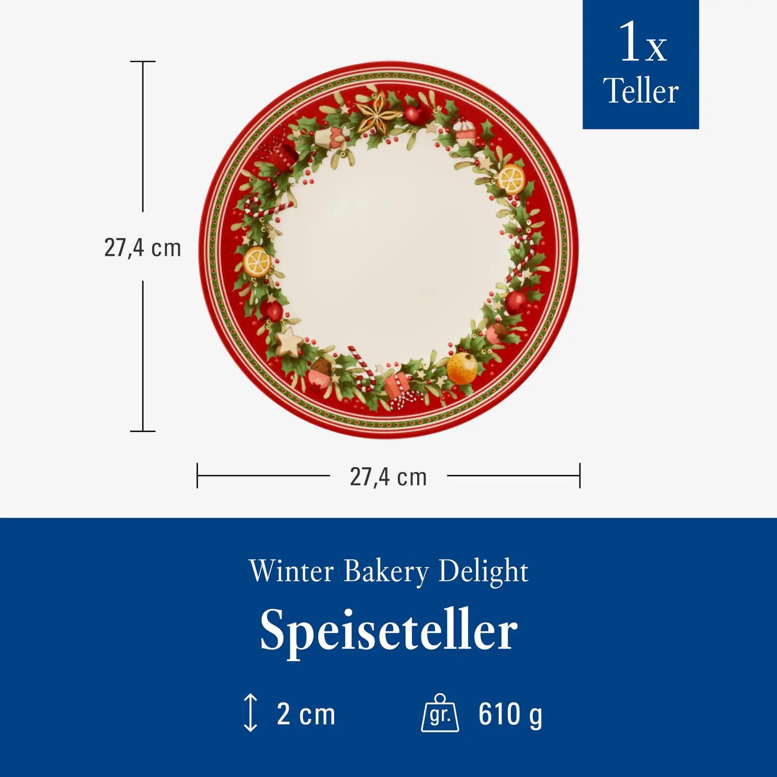 Villeroy & Boch talvine portselanist söömistaldrik – pakend ja tarvikud