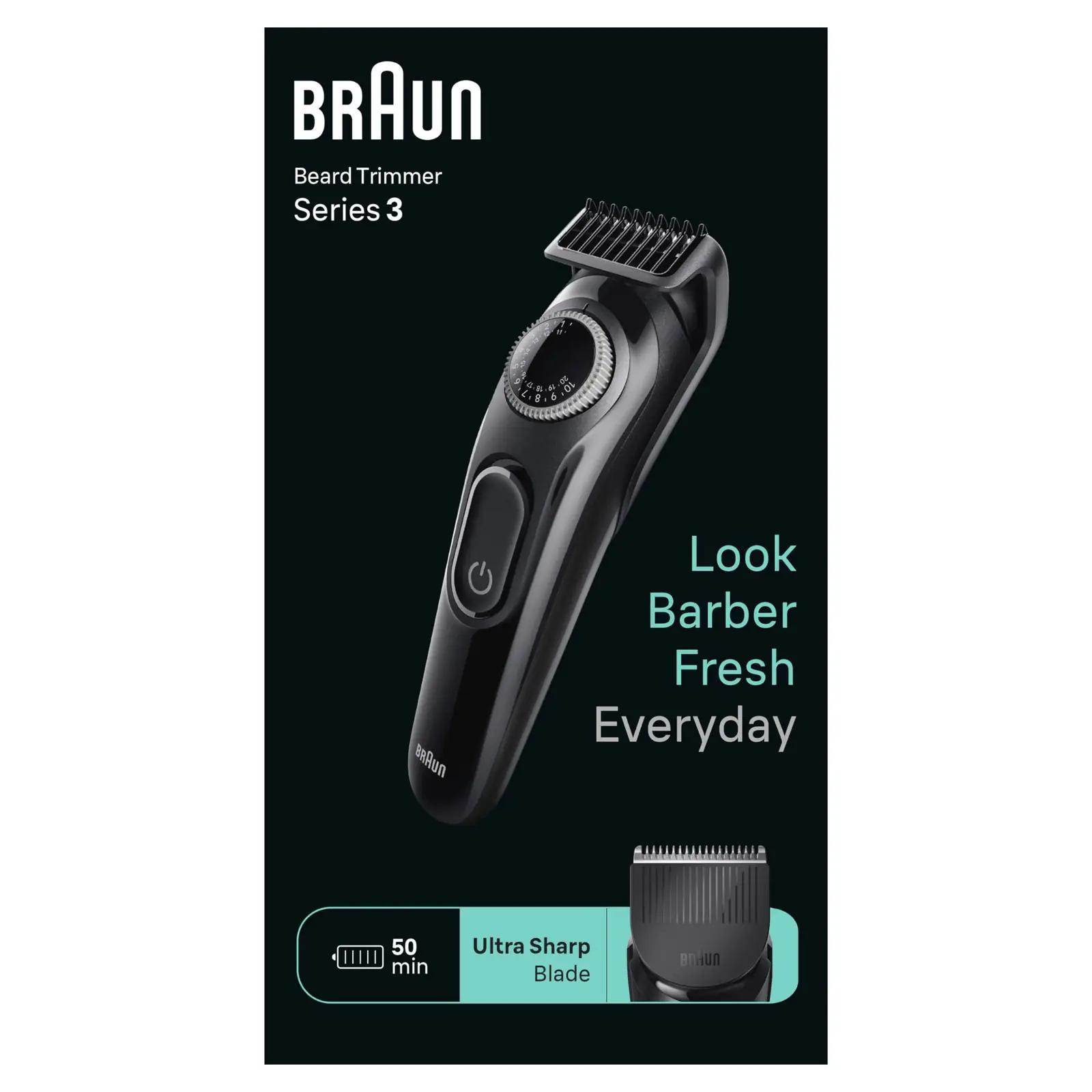 Braun habemetrimmer Series 3 — vastupidav trimmimiskomplekt – pilt 8