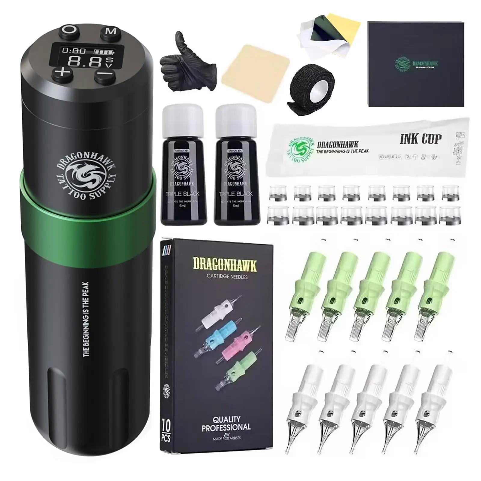 Dragonhawk laaditav tätoveerimispliiats 1500mAh