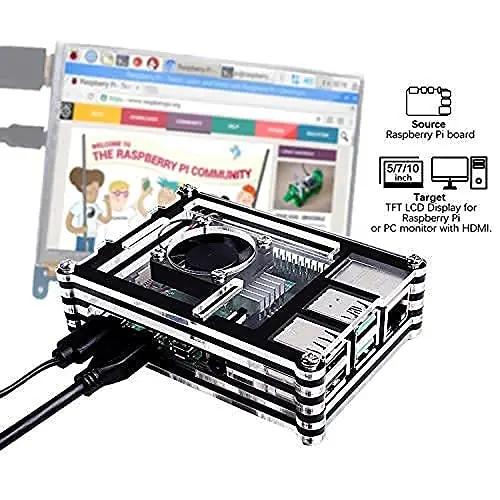 Smraza alumiiniumkorpus Raspberry Pi 3 B+ — jahutus ja toiteplokk – pilt 6