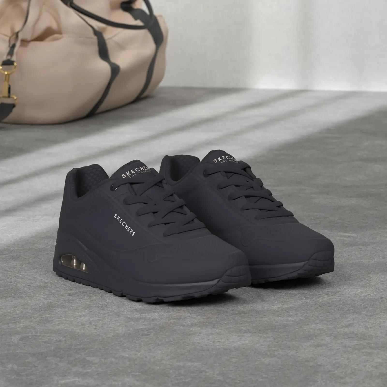 Skechers mugavad tossud sportlikuks igapäevaks – must BBK – detailne vaade