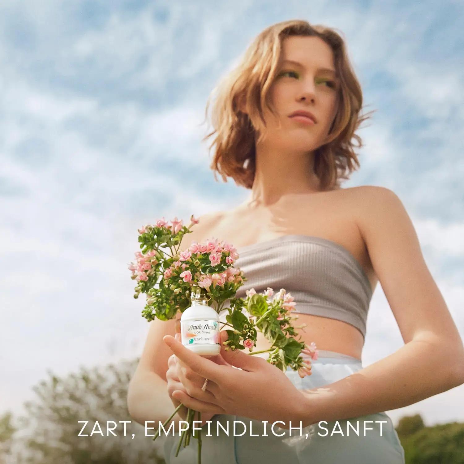 Cacharel naiselik Eau de Toilette 100 ml – pehme ja romantiline – pakend ja tarvikud