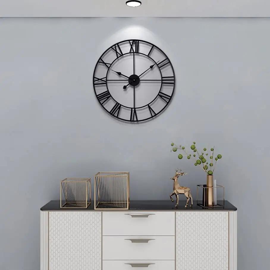 HAITANG metallist vintage seinakell 47 cm — vaikne disain – pilt 9