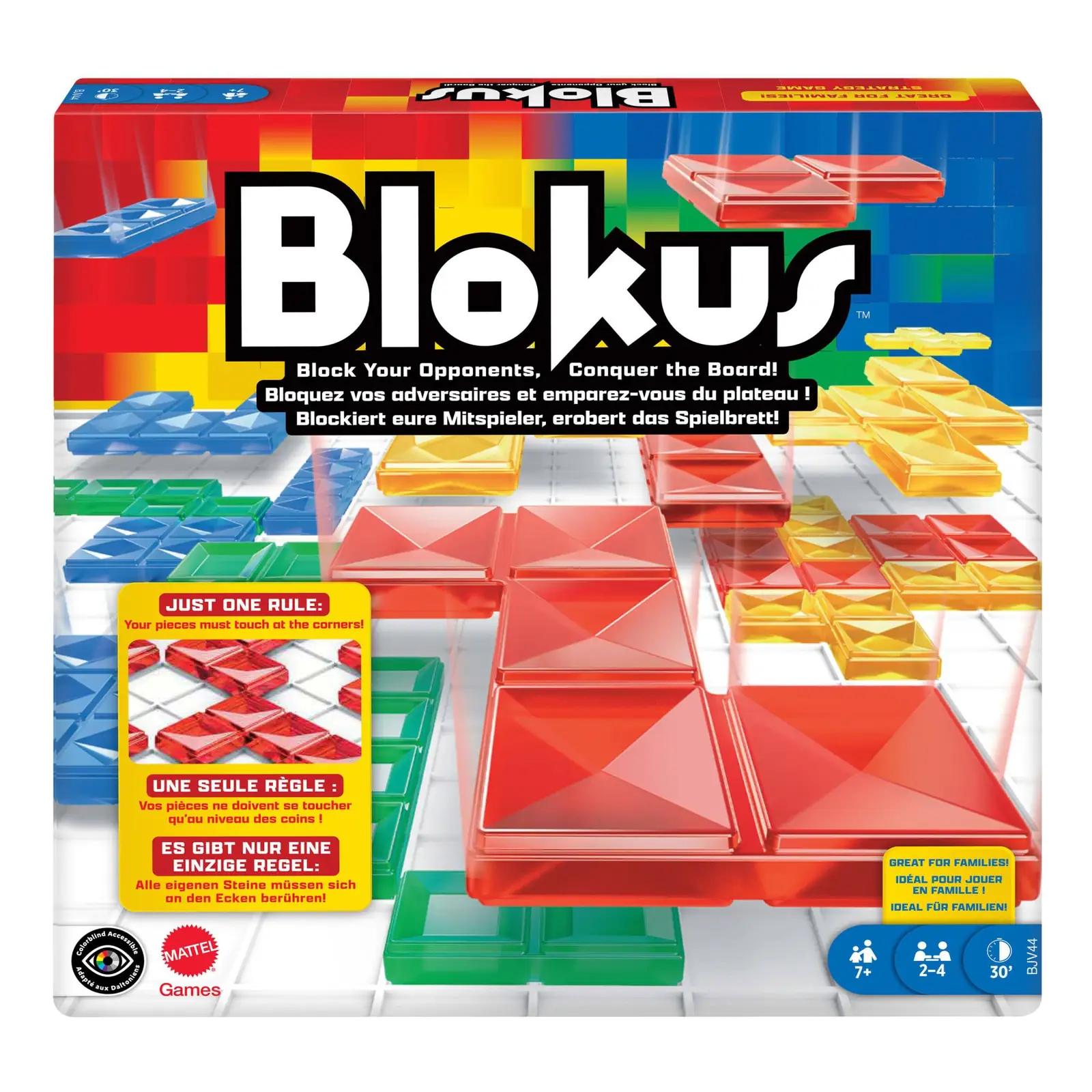 Mattel Games Blokus — värvikas pere strateegiamäng kingituseks