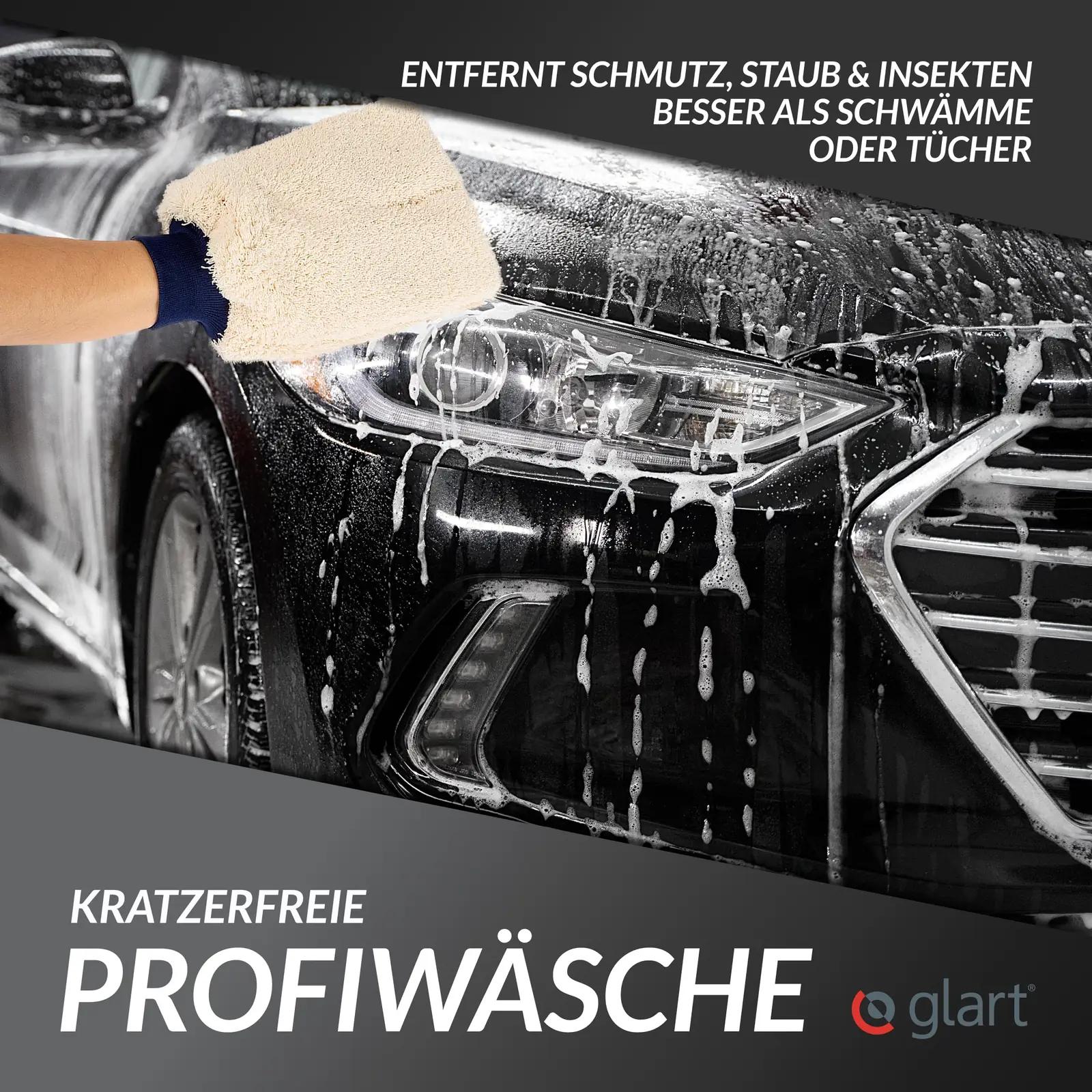 Glart pehme mikrofiberkinnas auto pesuks — 3 tk komplekt – pilt 6