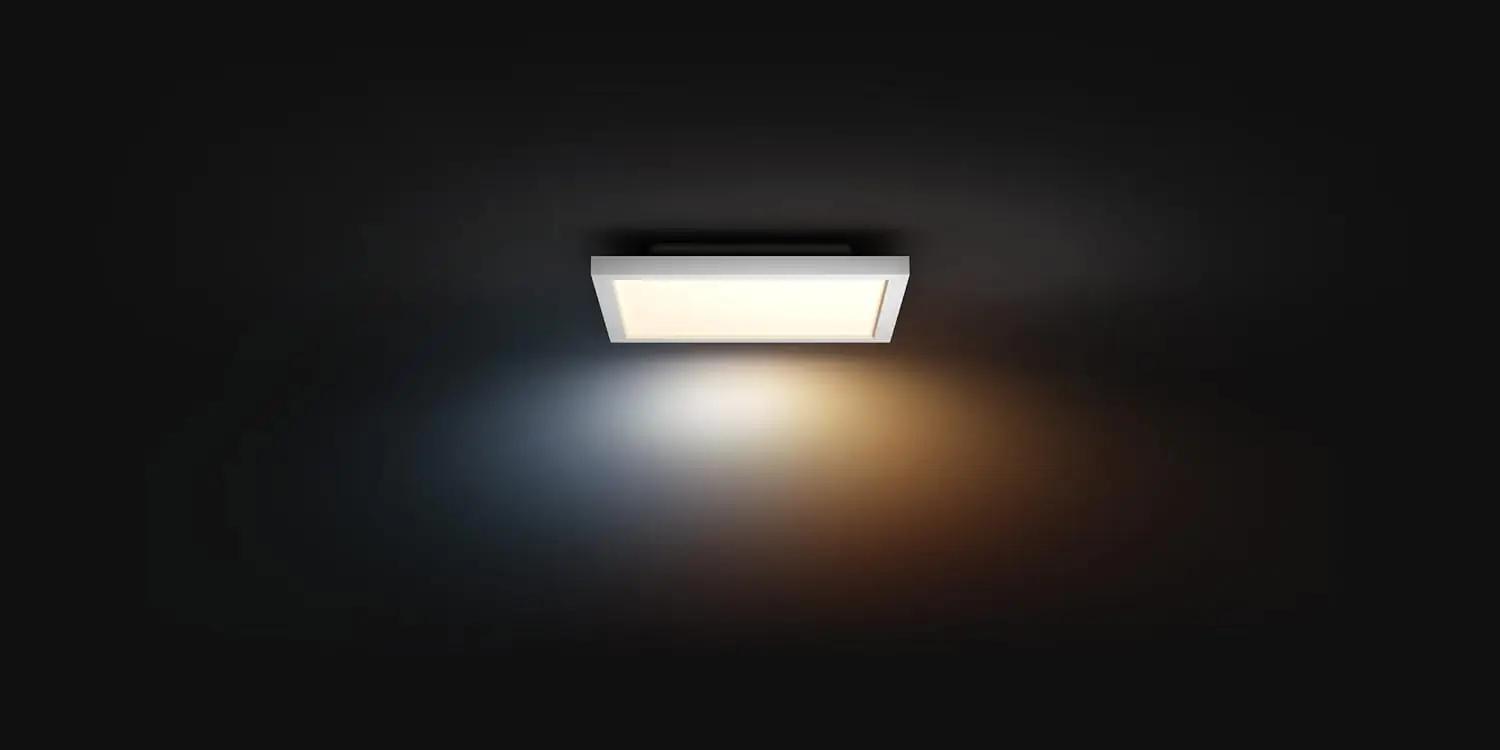 Philips Hue Aurelle LED-paneel 30×30 cm — reguleeritav valgus – pakend ja tarvikud