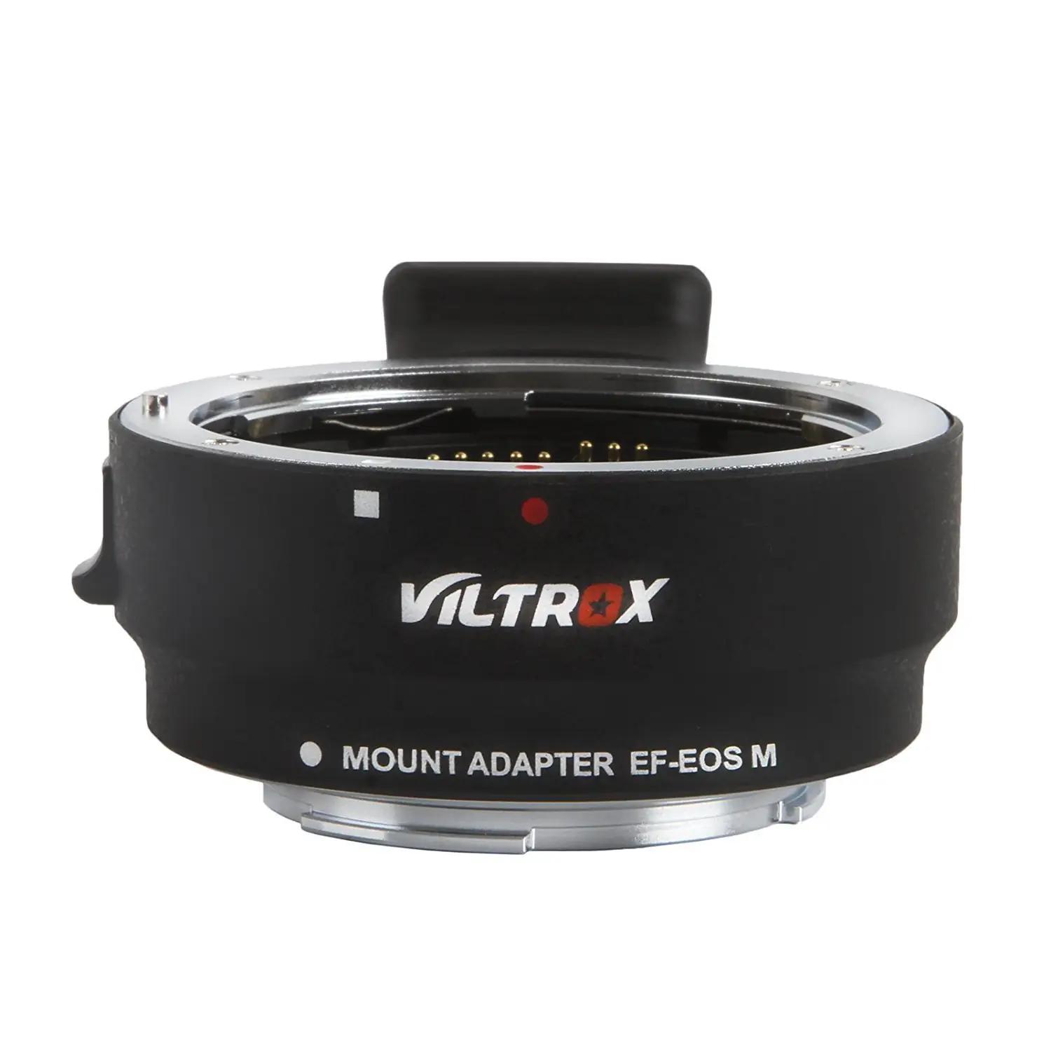 VILTROX adapter EF-EOS M — metallist üleminek Canonile – detailne vaade
