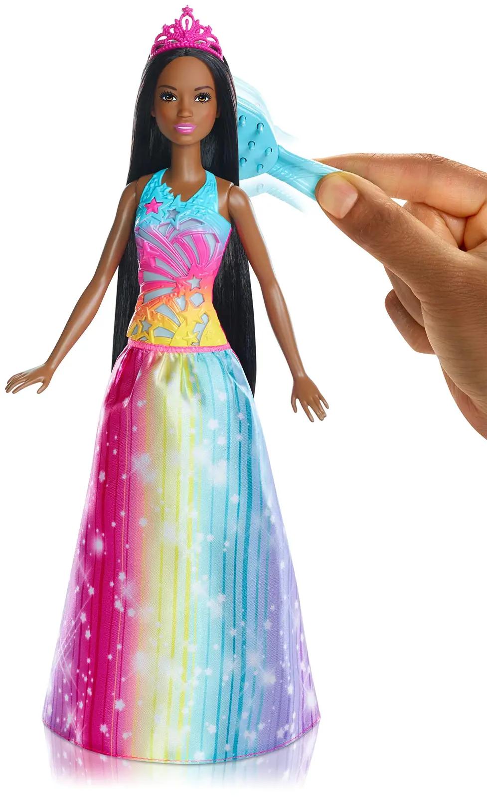 Barbie nukukomplekt – printsess juukseteemaline mänguasi, FRB13 – pilt 6
