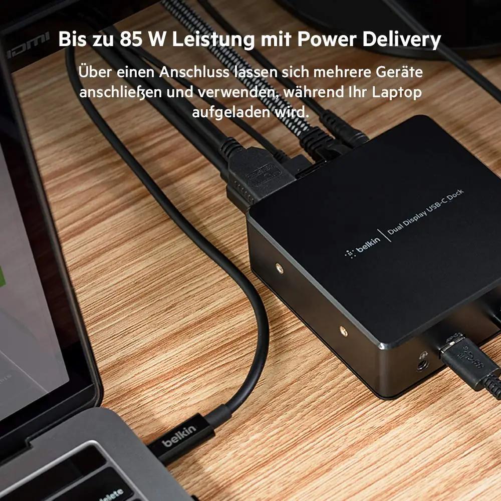 Belkin USB-C dokk universaalse kaheteljelise laadimise ja – pilt 6
