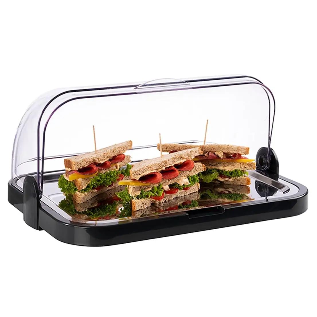 APS Buffetvitrine must plastikust rolltop – ideaalne teeninduseks
