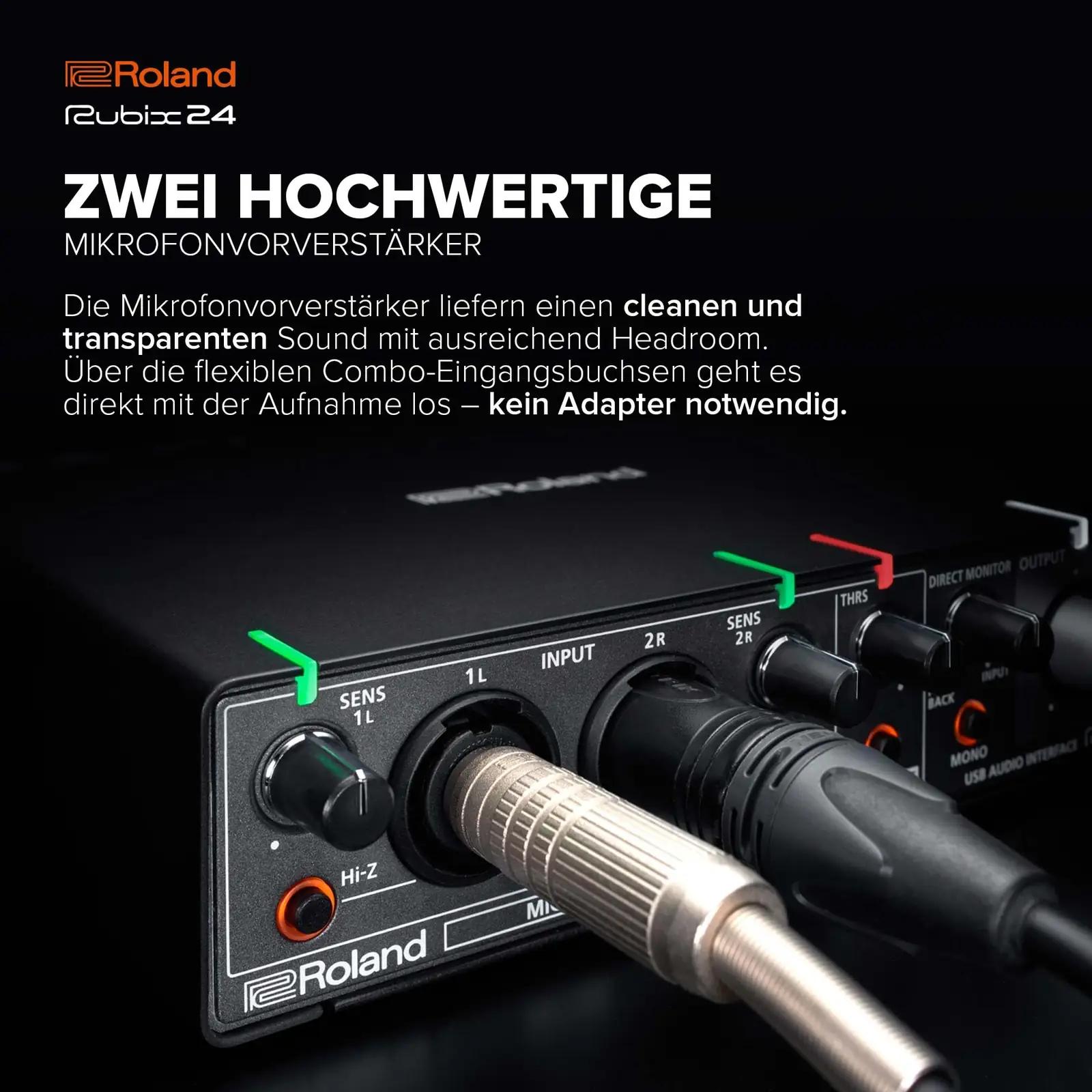 Roland kvaliteetne USB-audioliides – kompaktne salvestamiseks – lisavaade