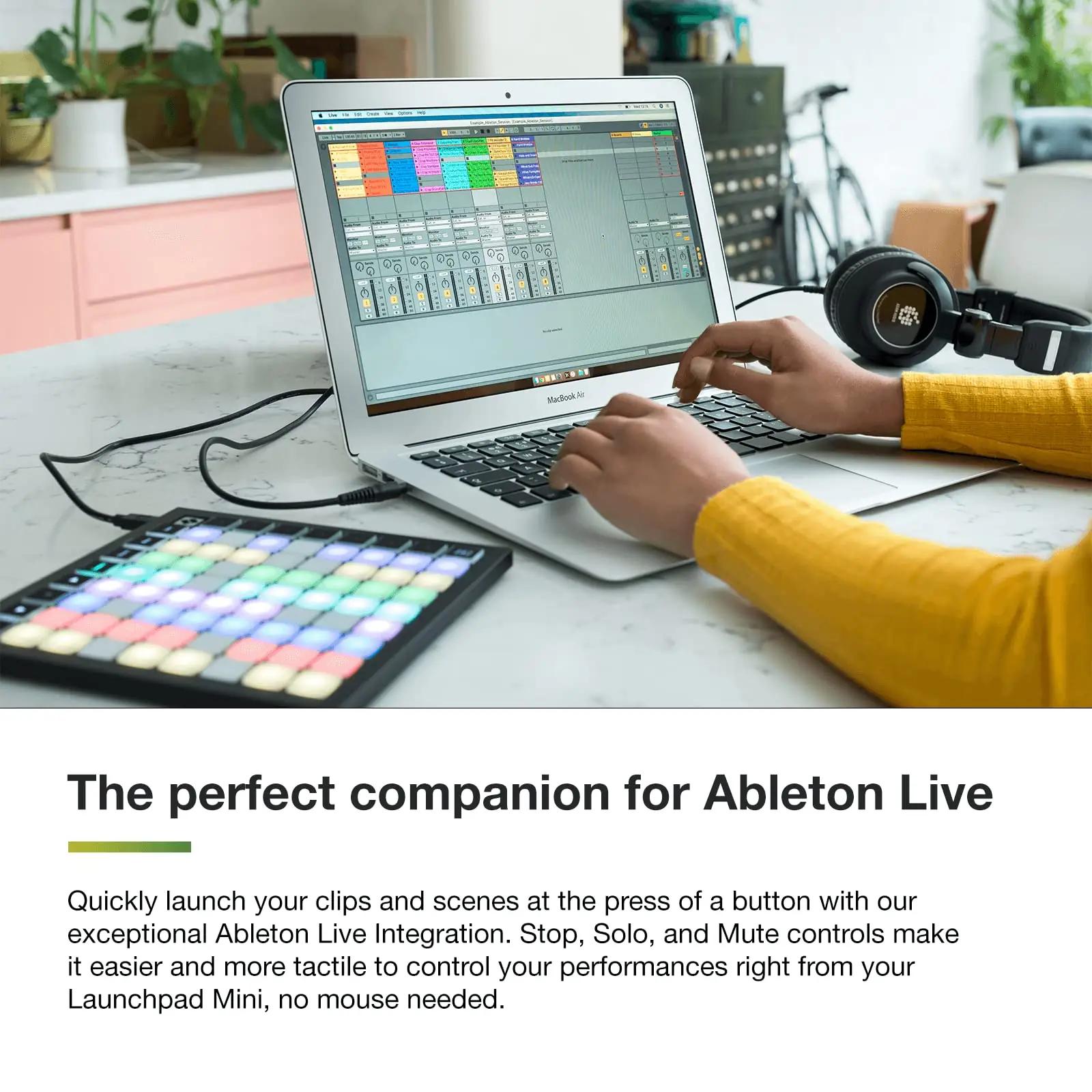 Novation võimas ja kompaktne Launchpad Mini MK3 muusikaks ja – kasutusnäide