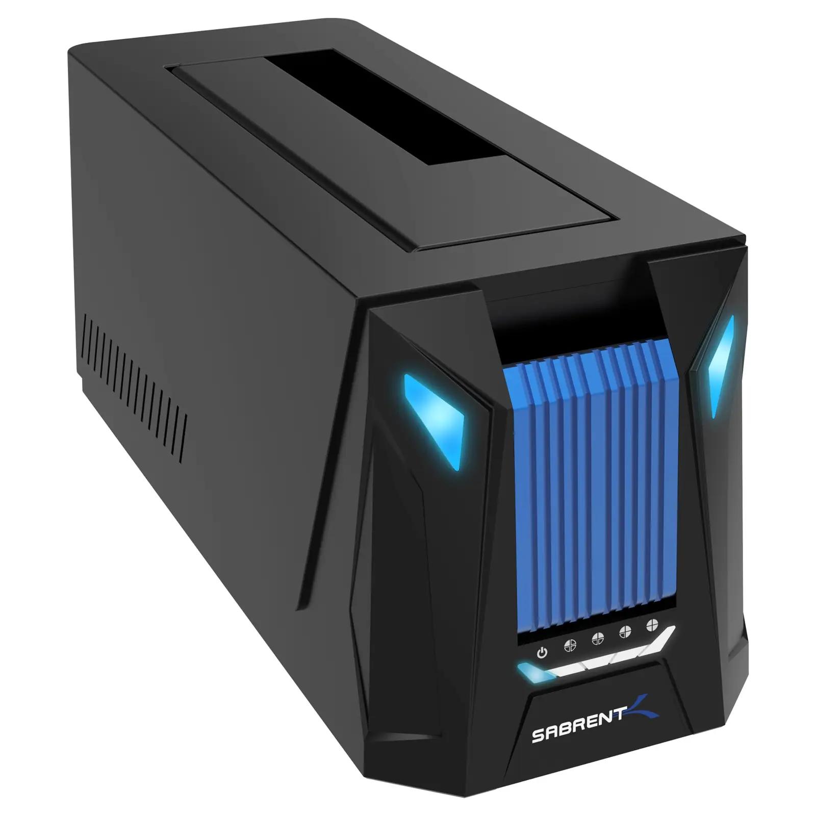 SABRENT alumiiniumist andmekuvar – M.2 NVMe ja SATA Dock