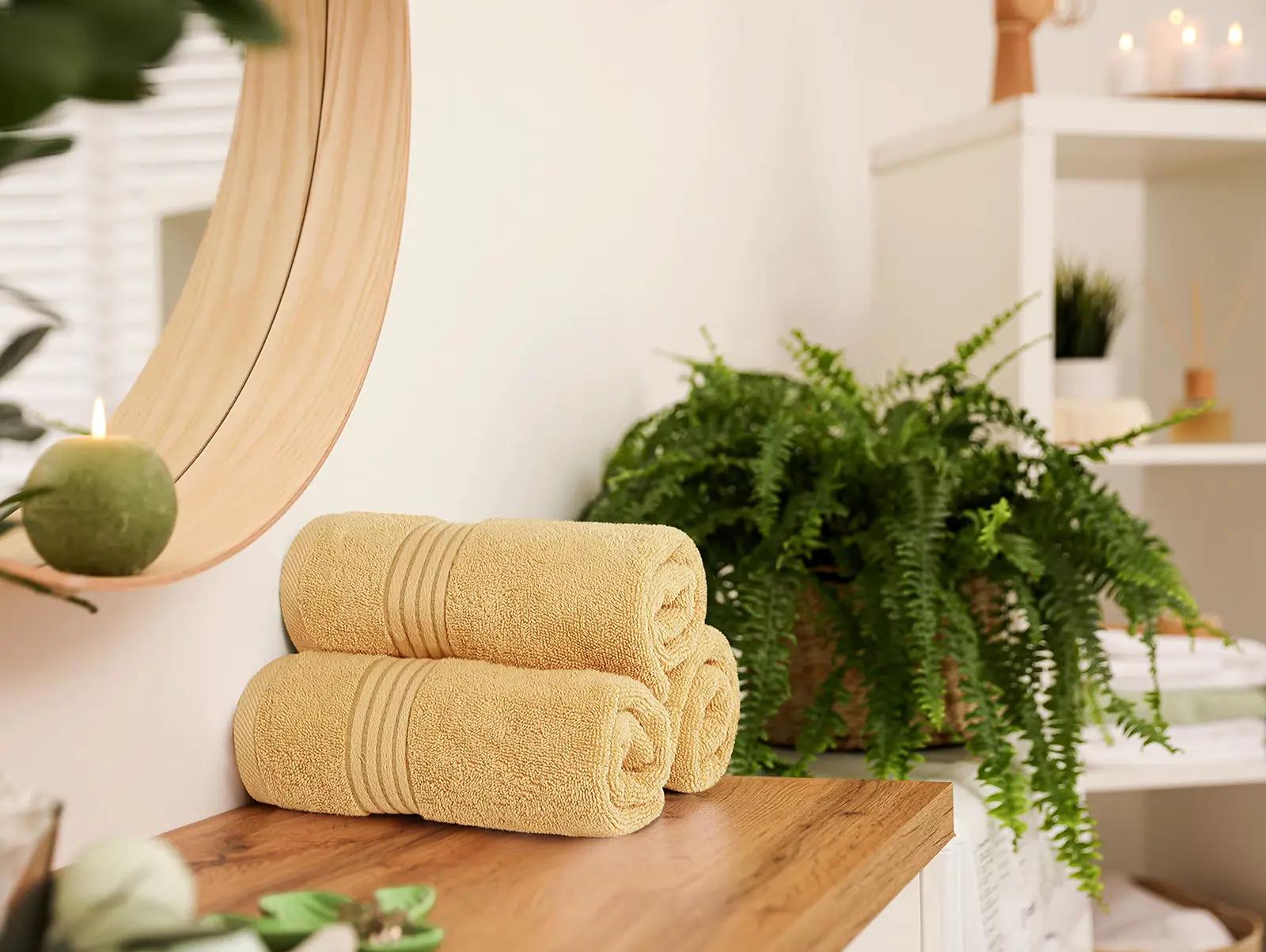 Utopia Towels pehme puuvillane rätikukomplekt — vastupidav ja – pilt 9