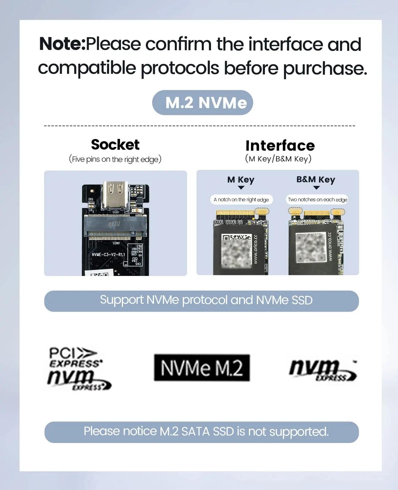 ORICO alumiiniumist NVMe M.2 SSD-korpus — kiire ja vastupidav – pilt 6