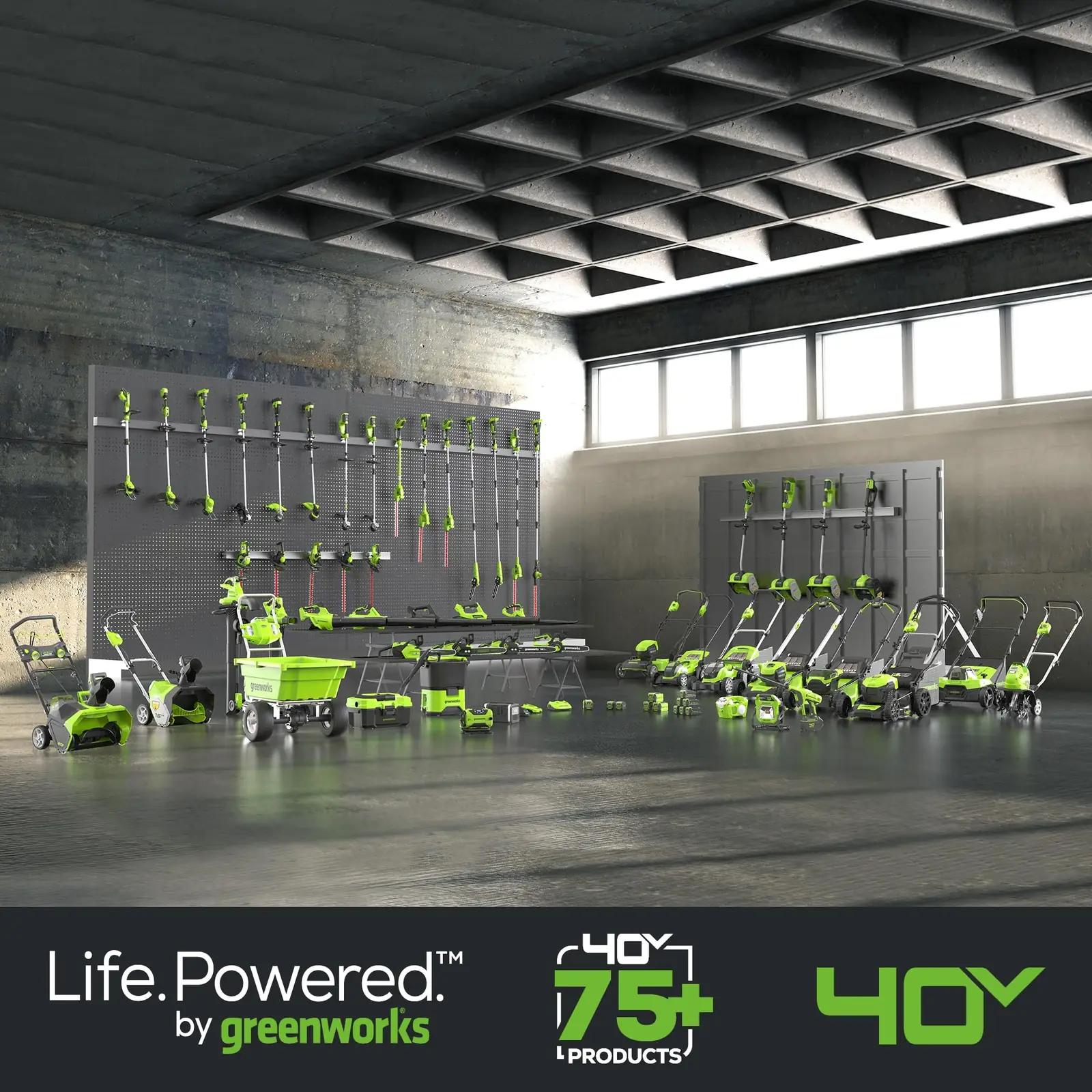 Greenworks 40V 2Ah akupakk – võimas ja kiire laadimine – pilt 8