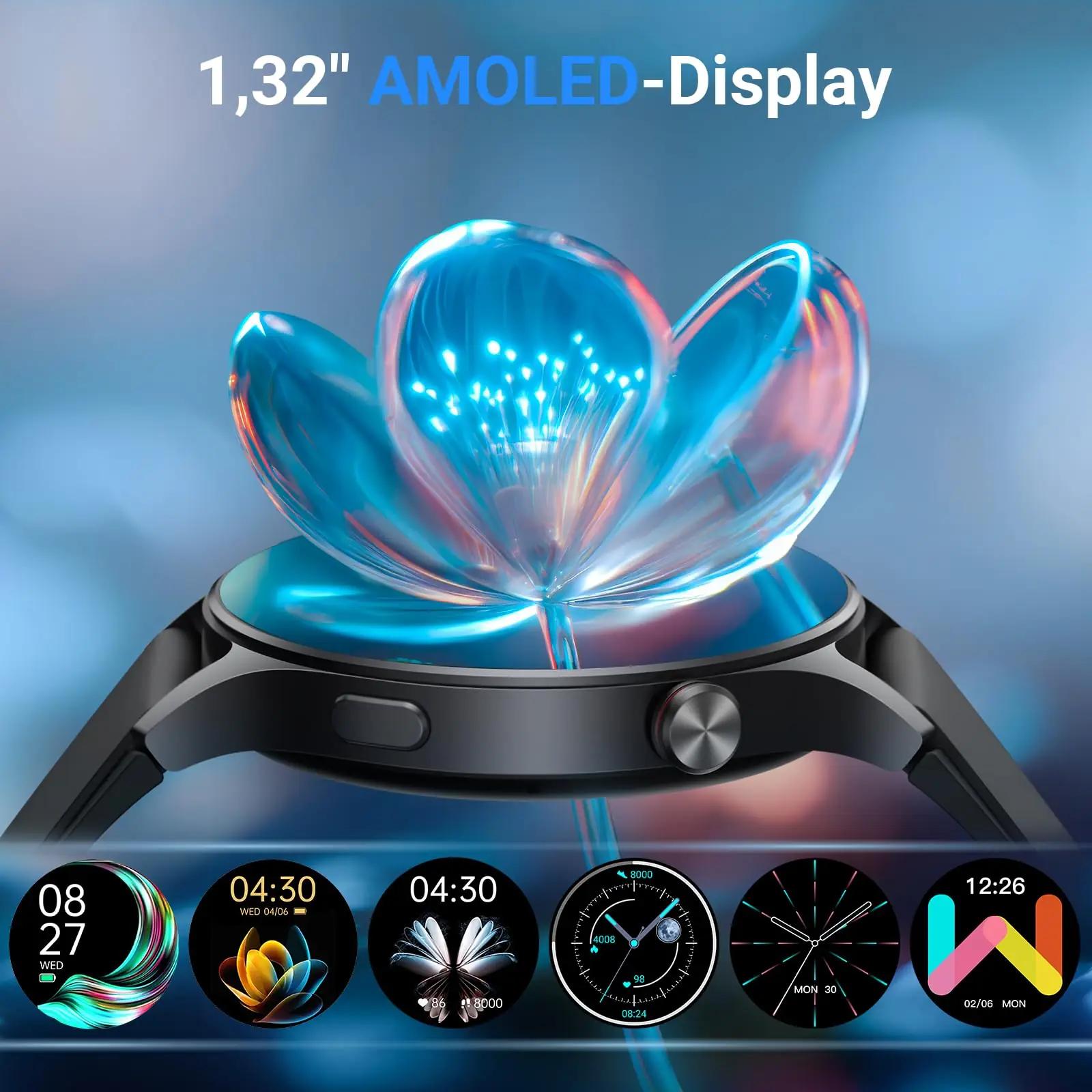 Fitpolo stiilne AMOLED nutikell – veekindel ja kingitusideeks – pilt 7