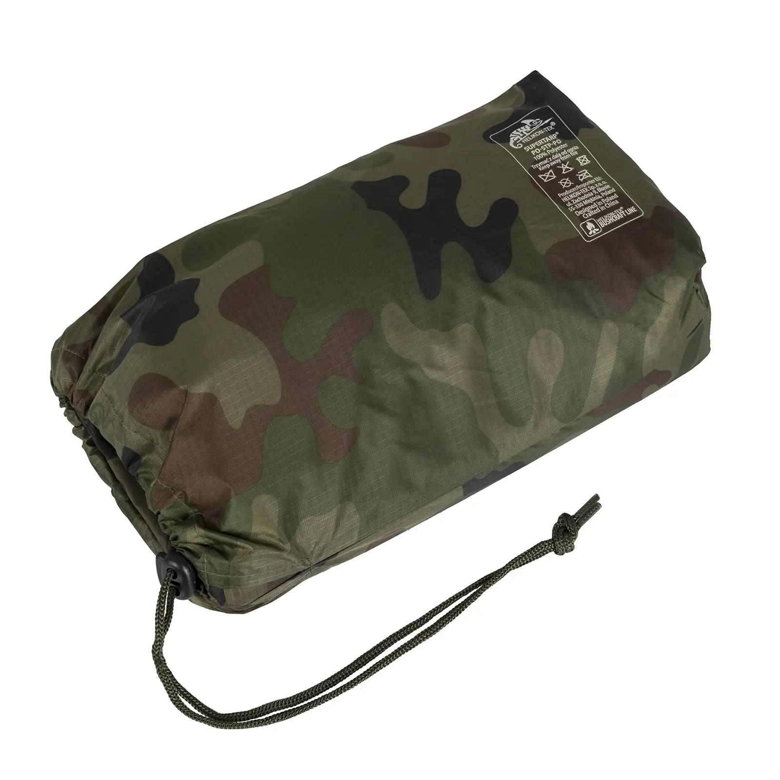 Helikon-Tex camouflage-supertarp – vastupidav bushcraft-kate – lisavaade