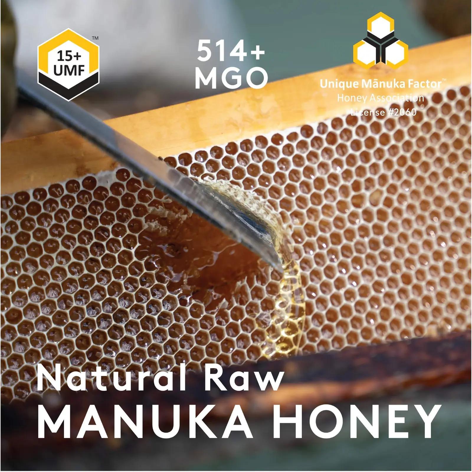 NEW ZEALAND HONEY CO Manuka mesi 500 g – tugev MGO 514+ – pilt 8