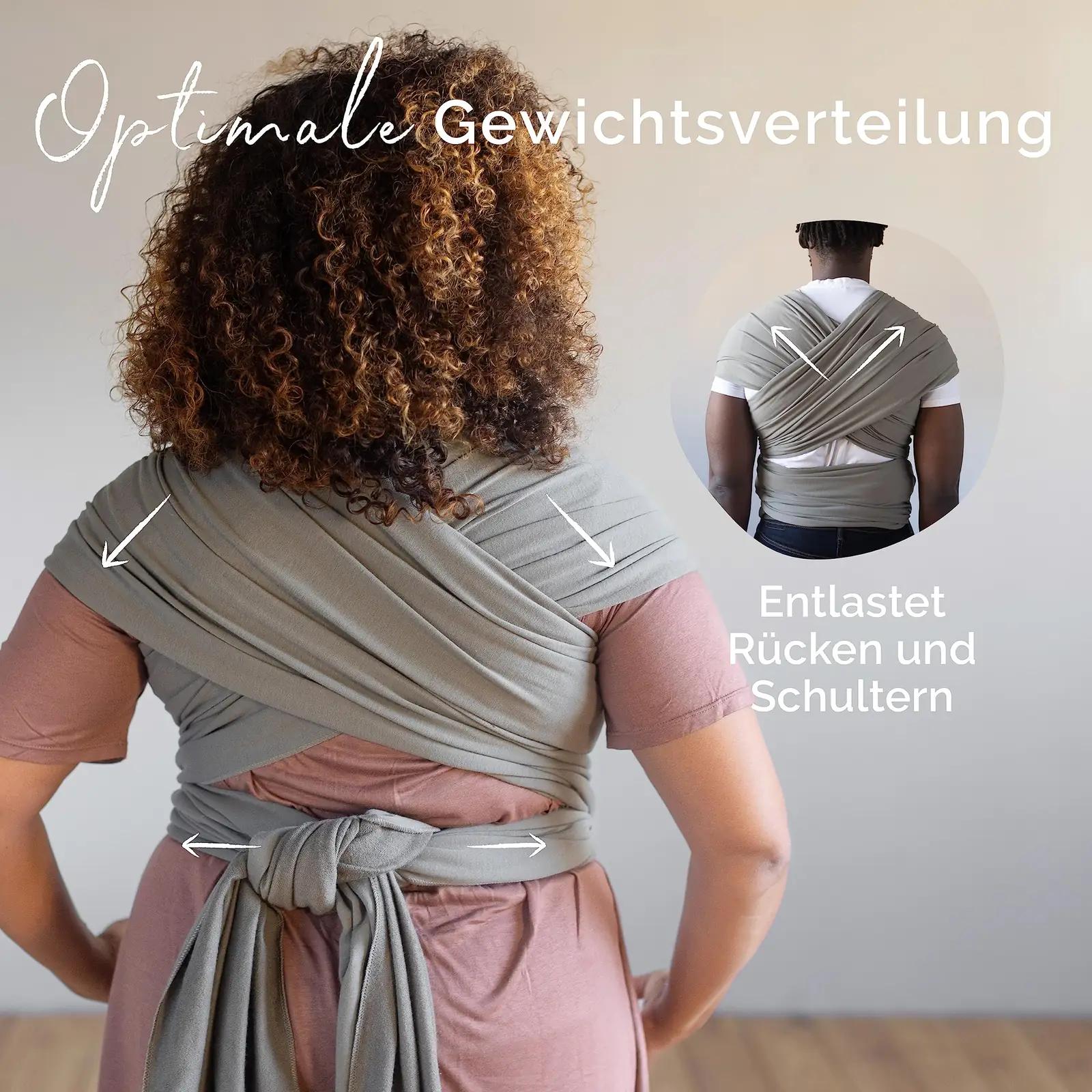 Boba pehme puuvillane beebikandekott – mugav alates sünnist – pilt 6