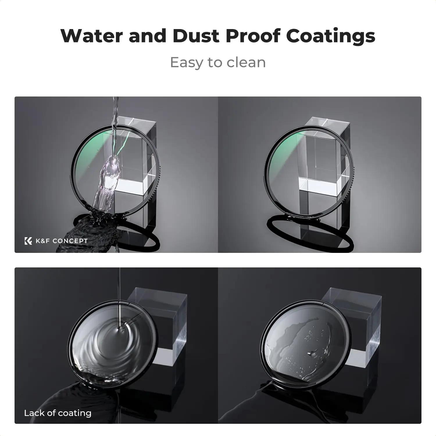 K&F CONCEPT kvaliteetne 67mm polariseeriv filter värvikülluse – pilt 6