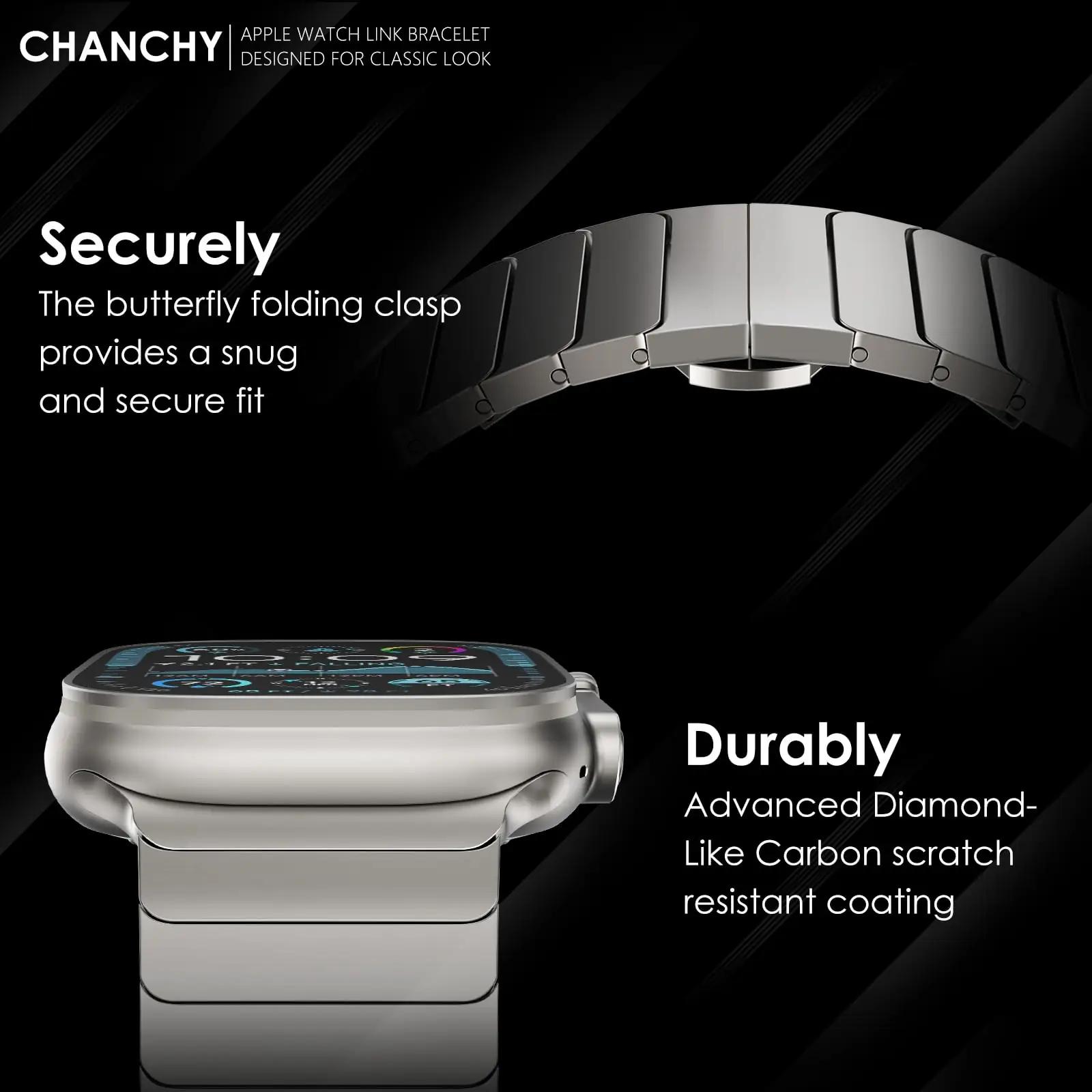 CHANCHY titaanist asendusrihm Apple Watchile — elegantne ja – kasutusnäide