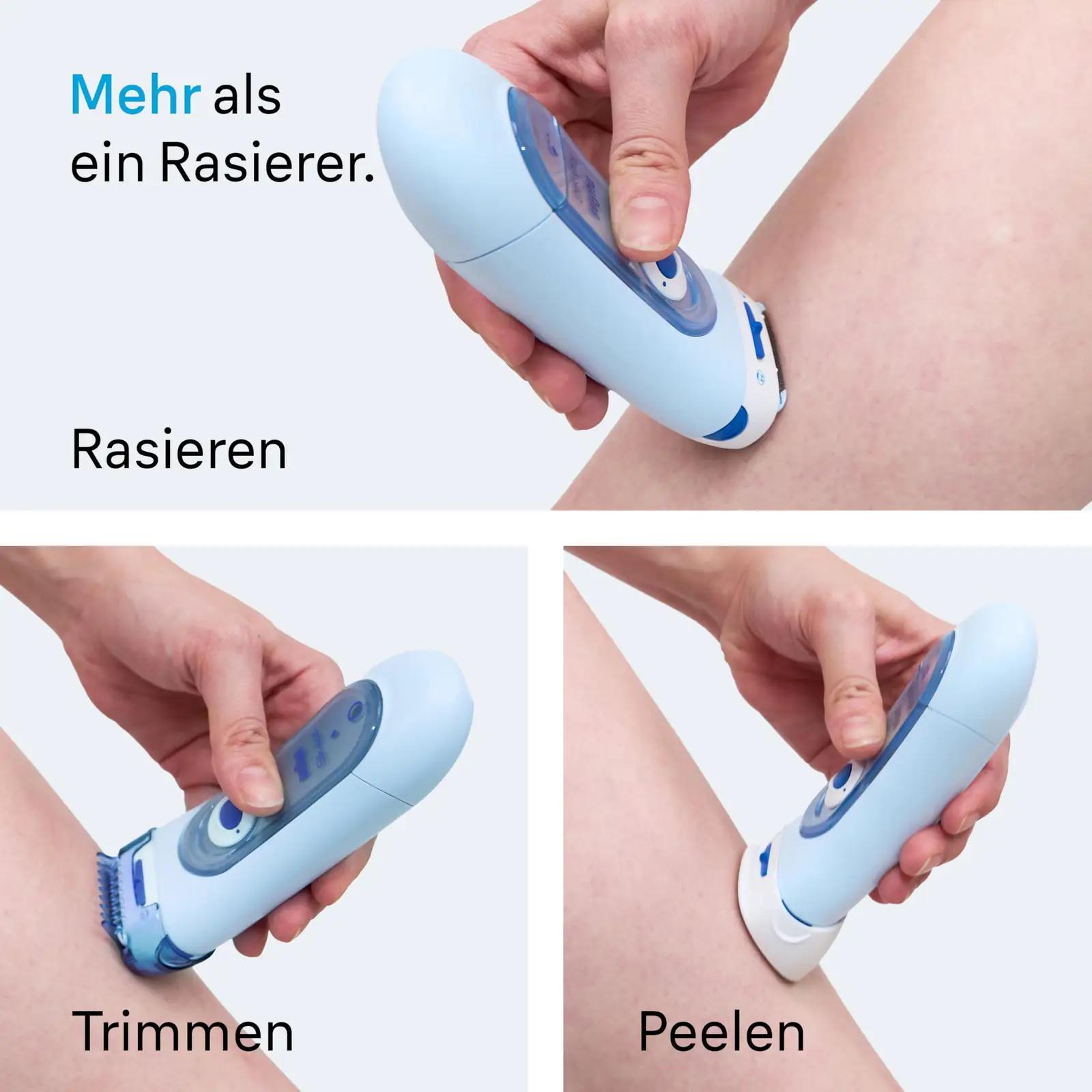 Braun Silk-épil pehme Wet&Dry naiste raseerija – kasutusnäide