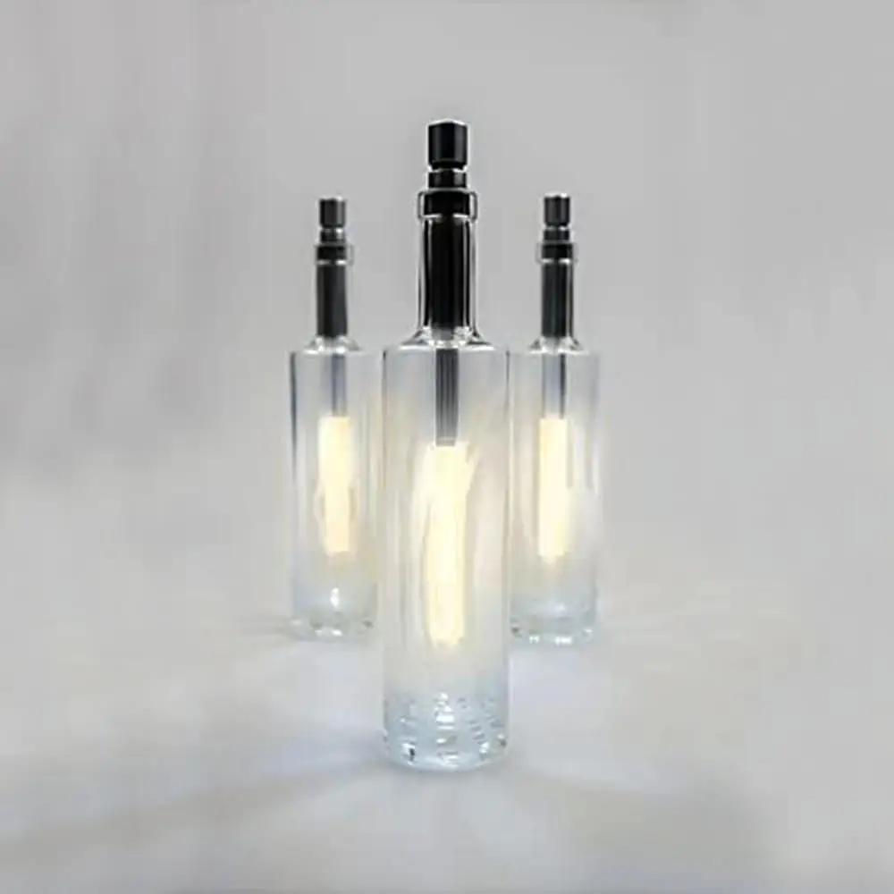 BOTTLE LIGHT õhuline LED-pudelilamp — soojalt valgustav kolmik – detailne vaade