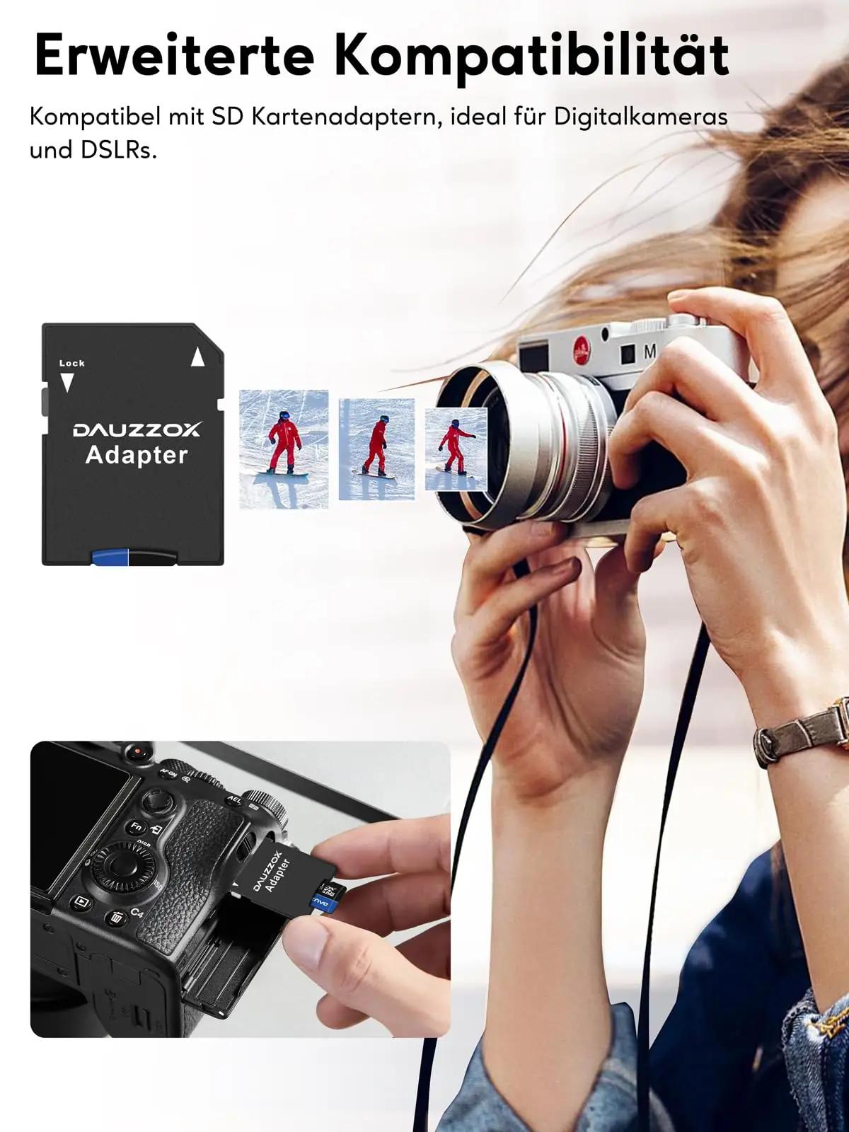 DAUZZOX 64 GB microSD-kaardid komplekt — kiire ja vastupidav – pilt 8